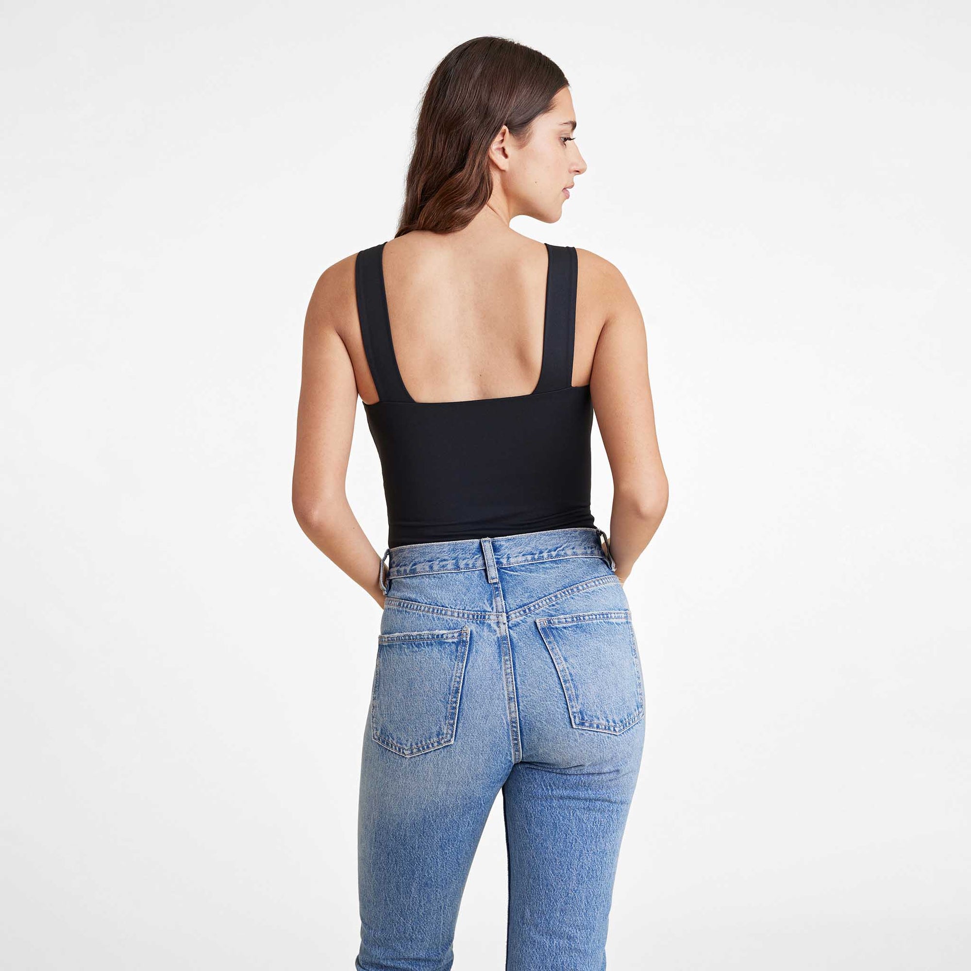 Square Neck Tank Bodysuit