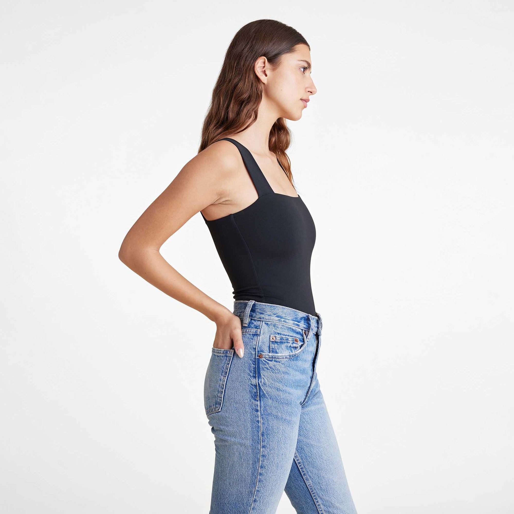 Square Neck Tank Bodysuit
