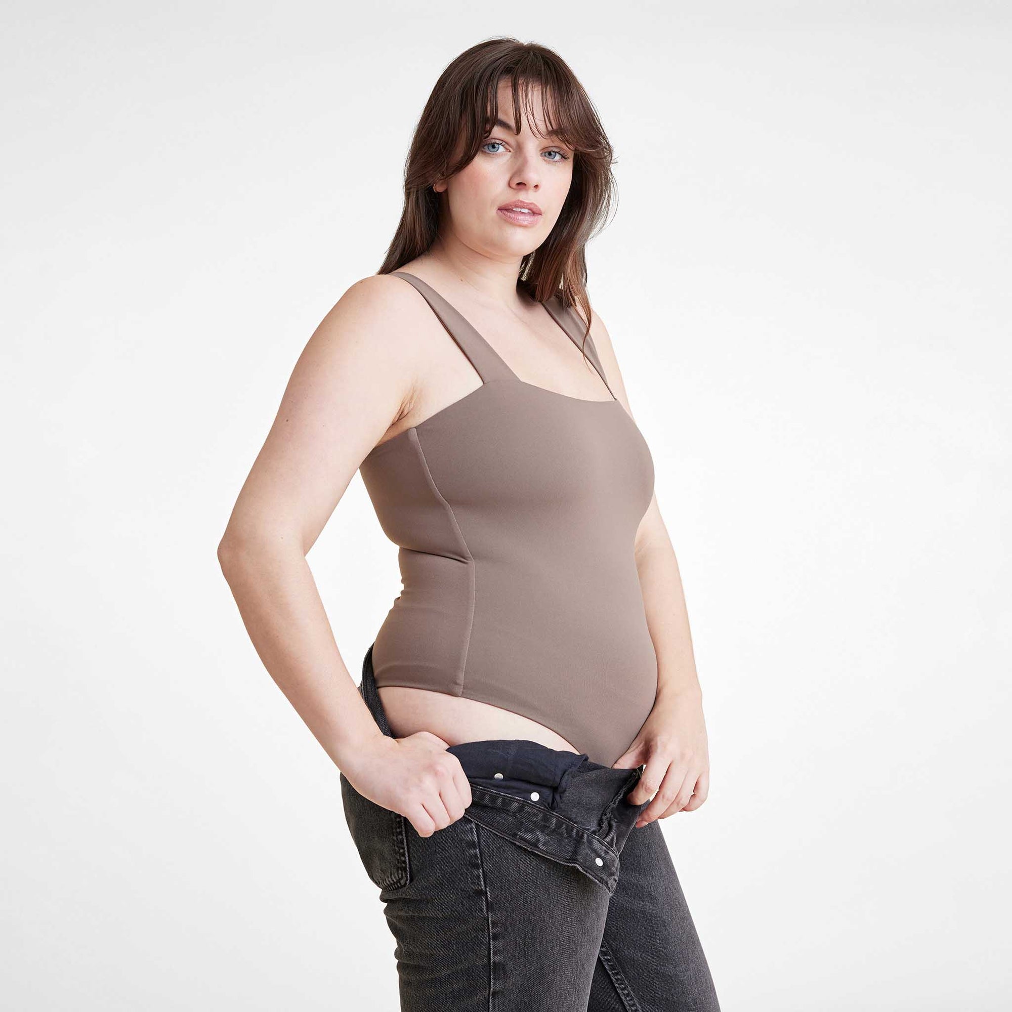 Square Neck Tank Bodysuit
