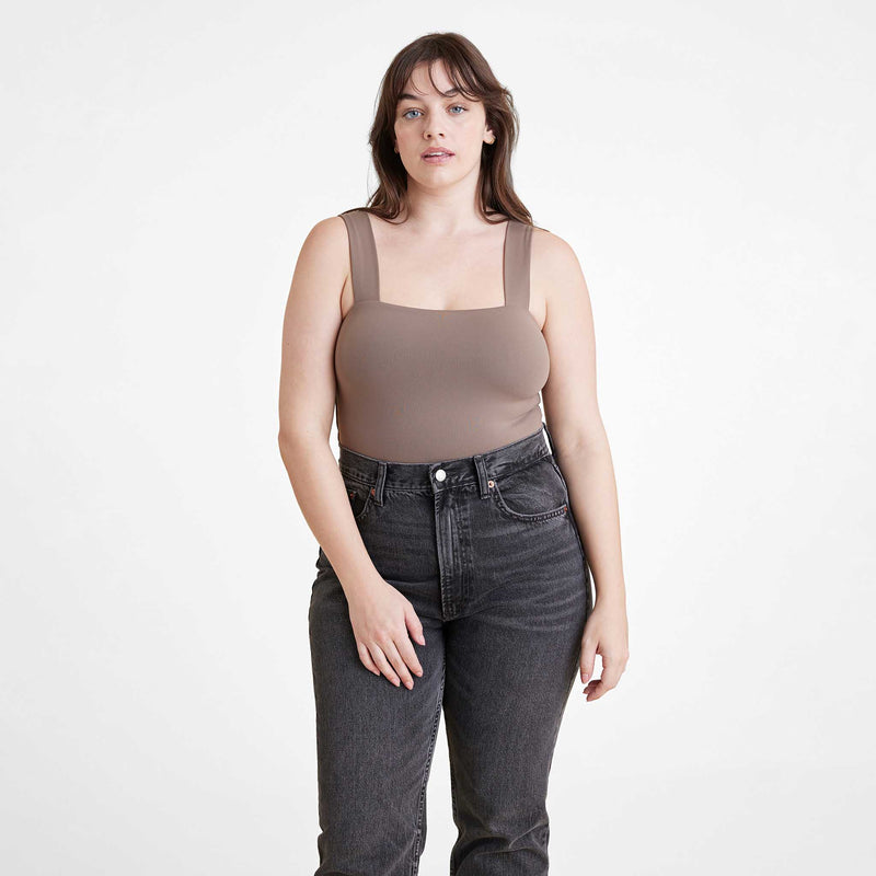 Square Neck Tank Bodysuit