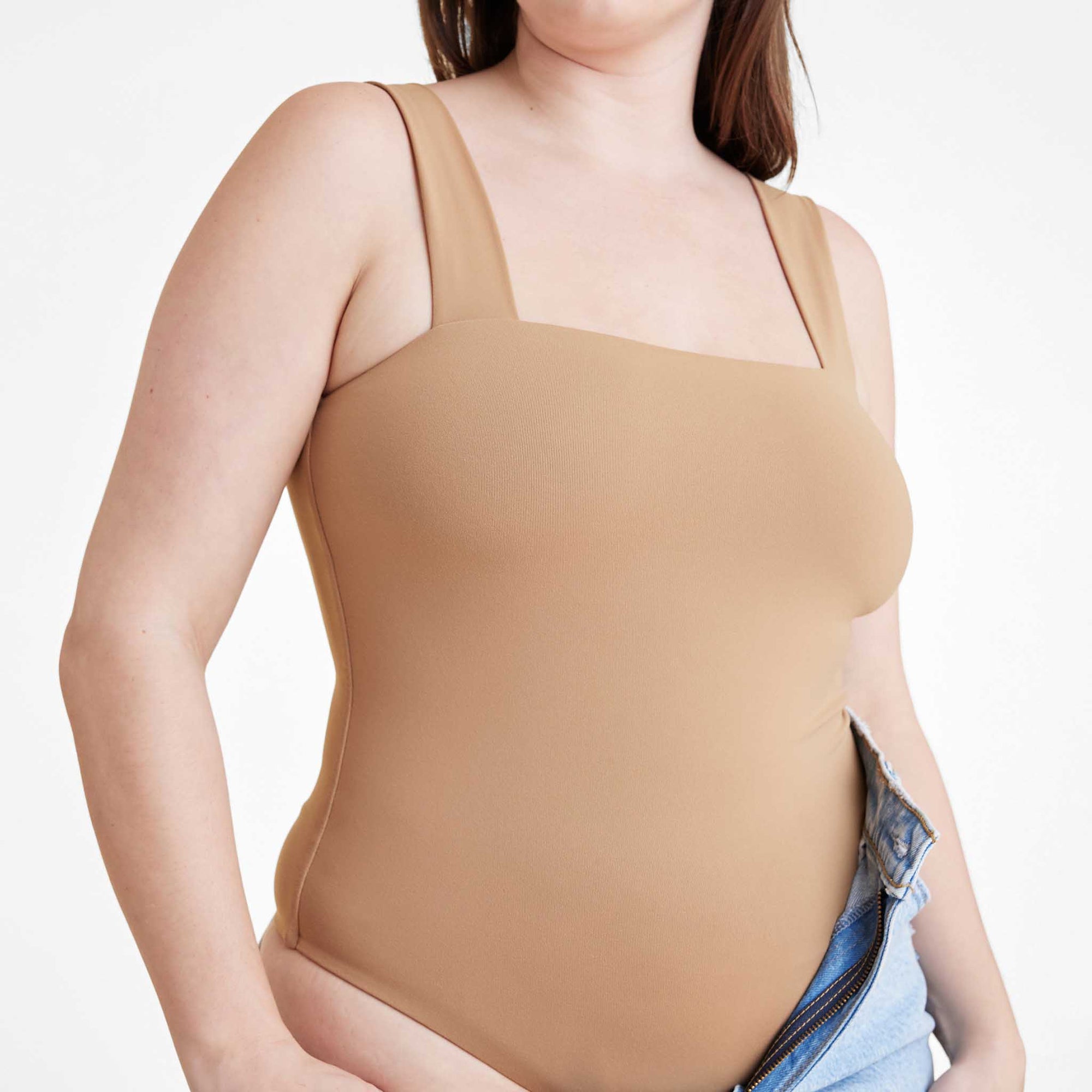 Square Neck Tank Bodysuit