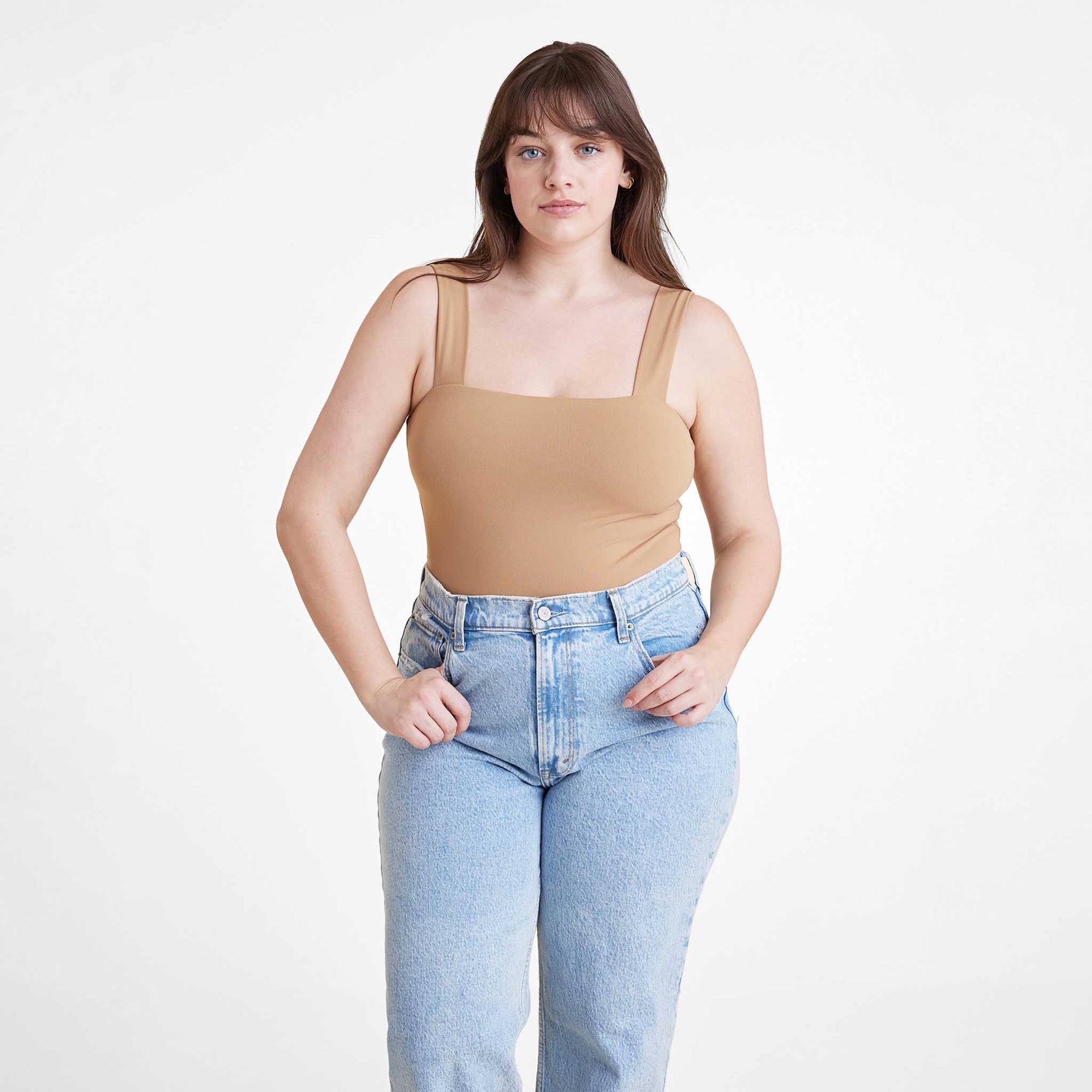Square Neck Tank Bodysuit