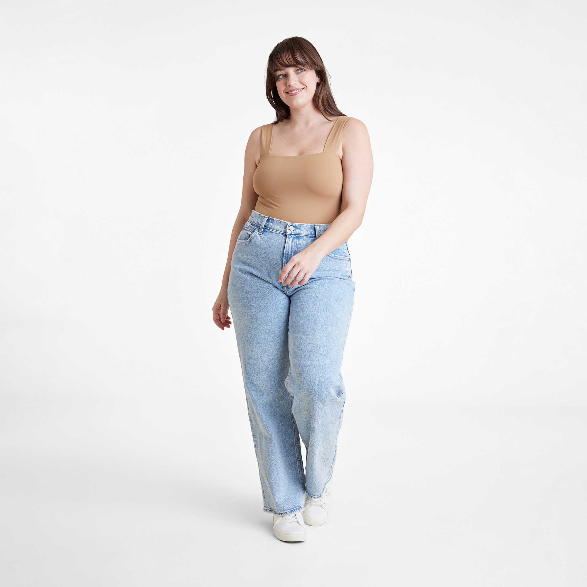Square Neck Tank Bodysuit
