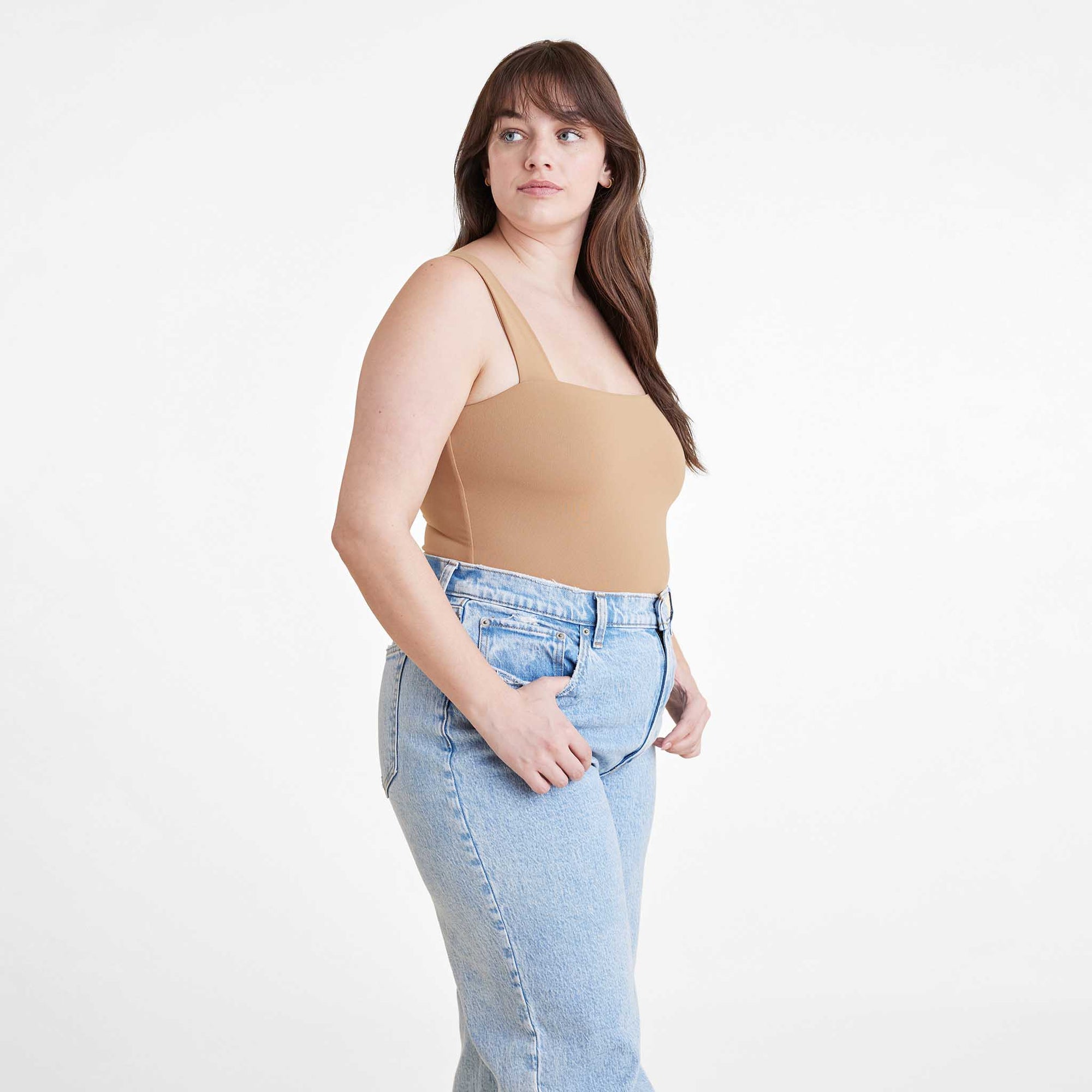 Square Neck Tank Bodysuit