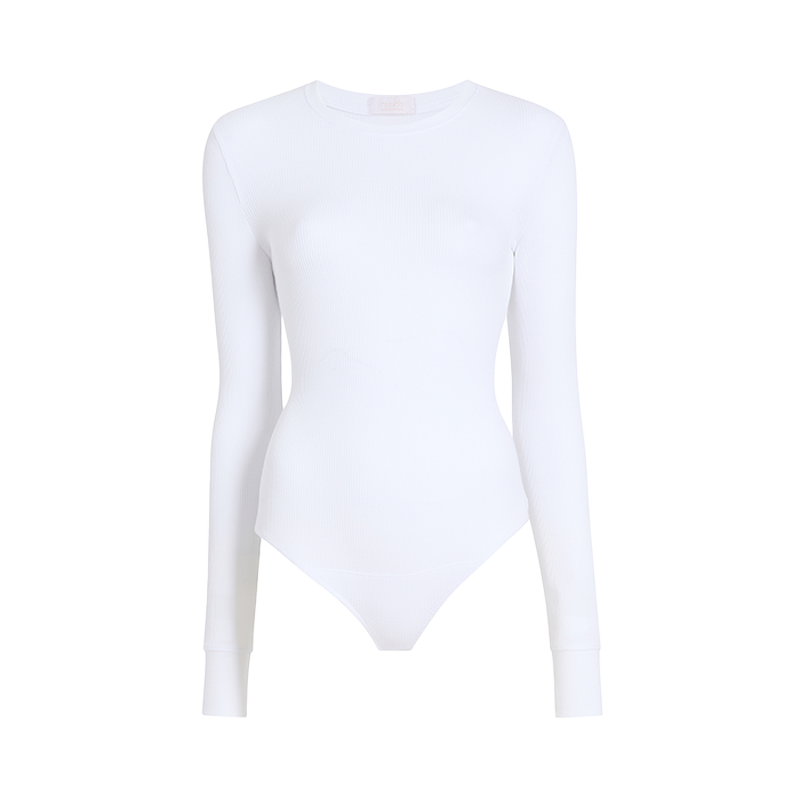 人気商品の中古品・新品・未使用品 Waffle Bodysuit White | トップス