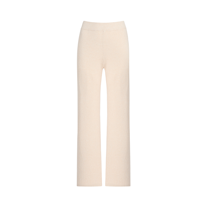 Ribbed Sweater Wide Leg Pant