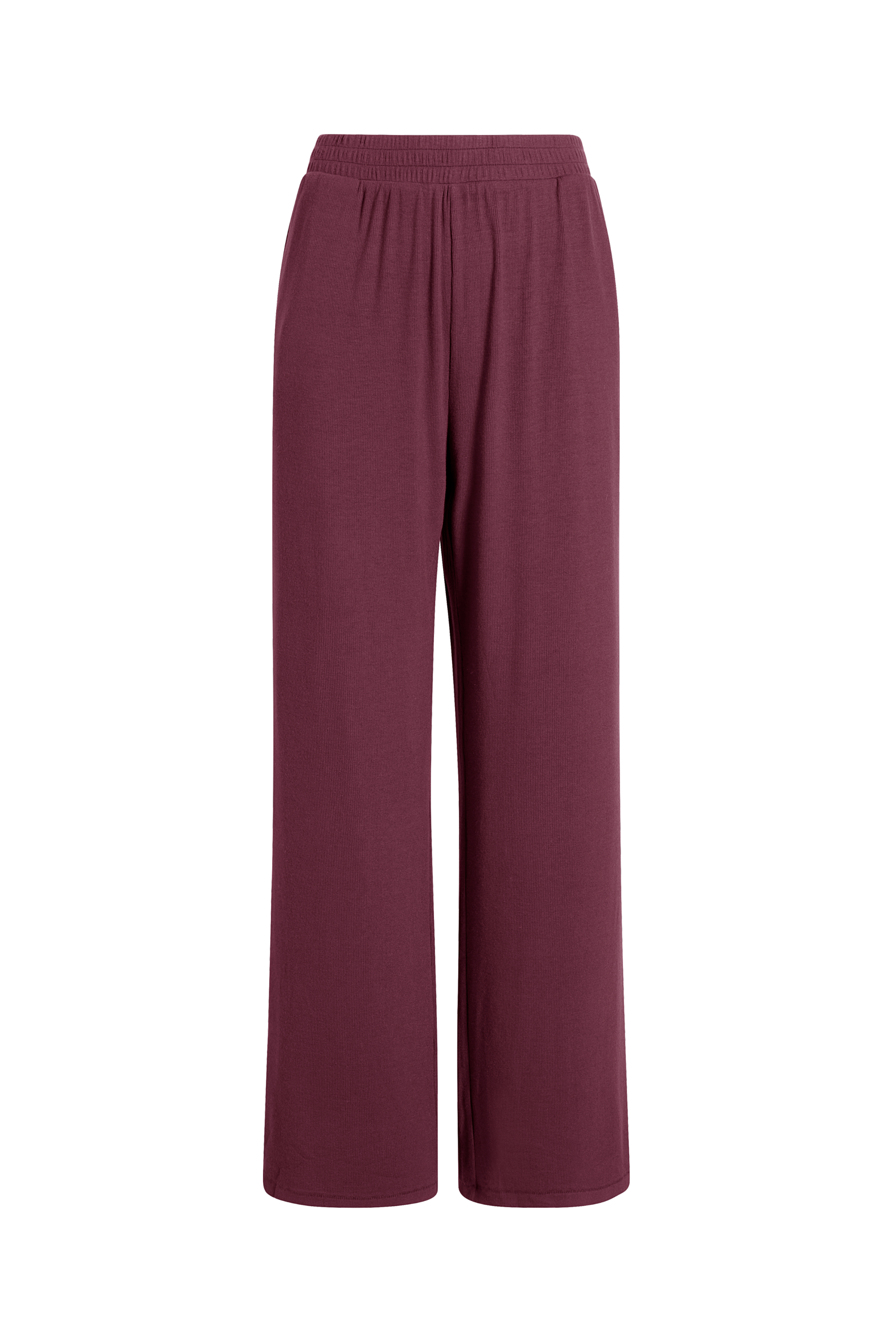 nuuds slinky rib lounge pant women wide leg casual pants