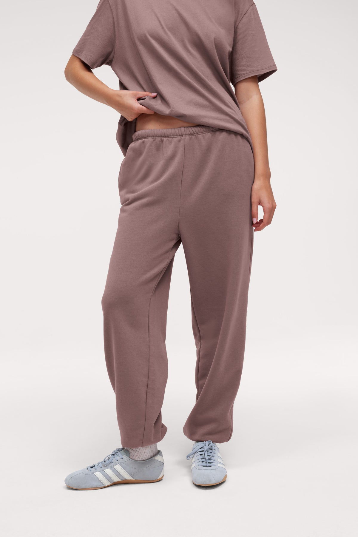 Color:Cocoa | French Terry Jogger
