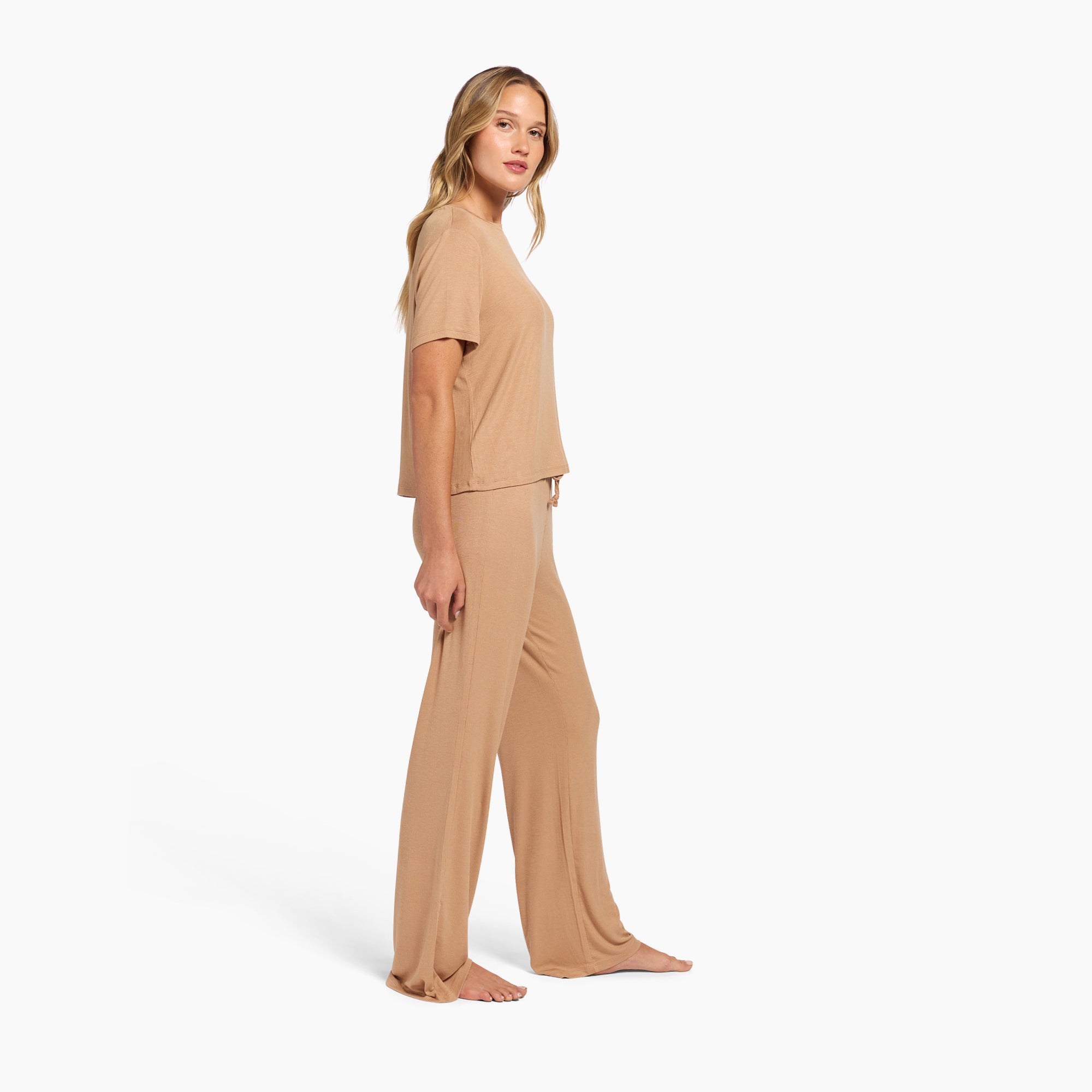 Ribbed Pajama Set