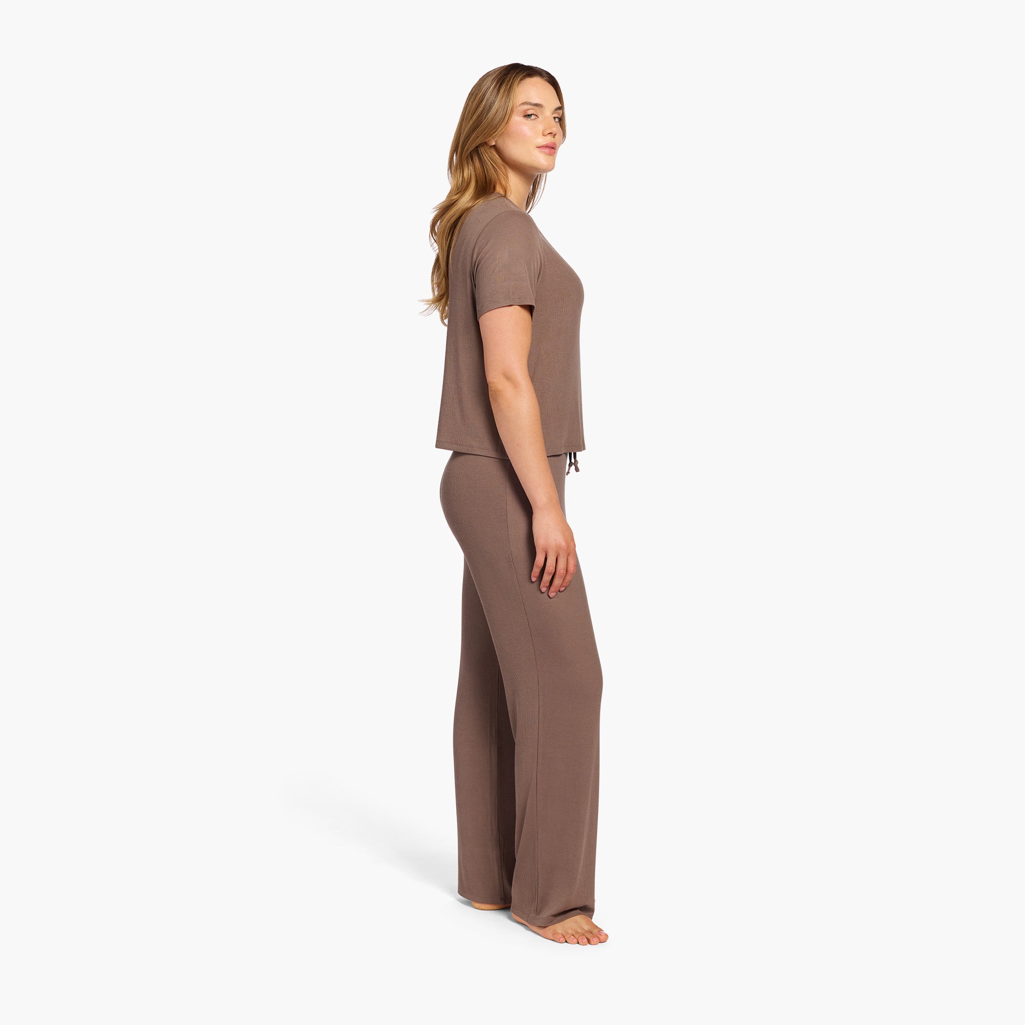 Ribbed Pajama Set