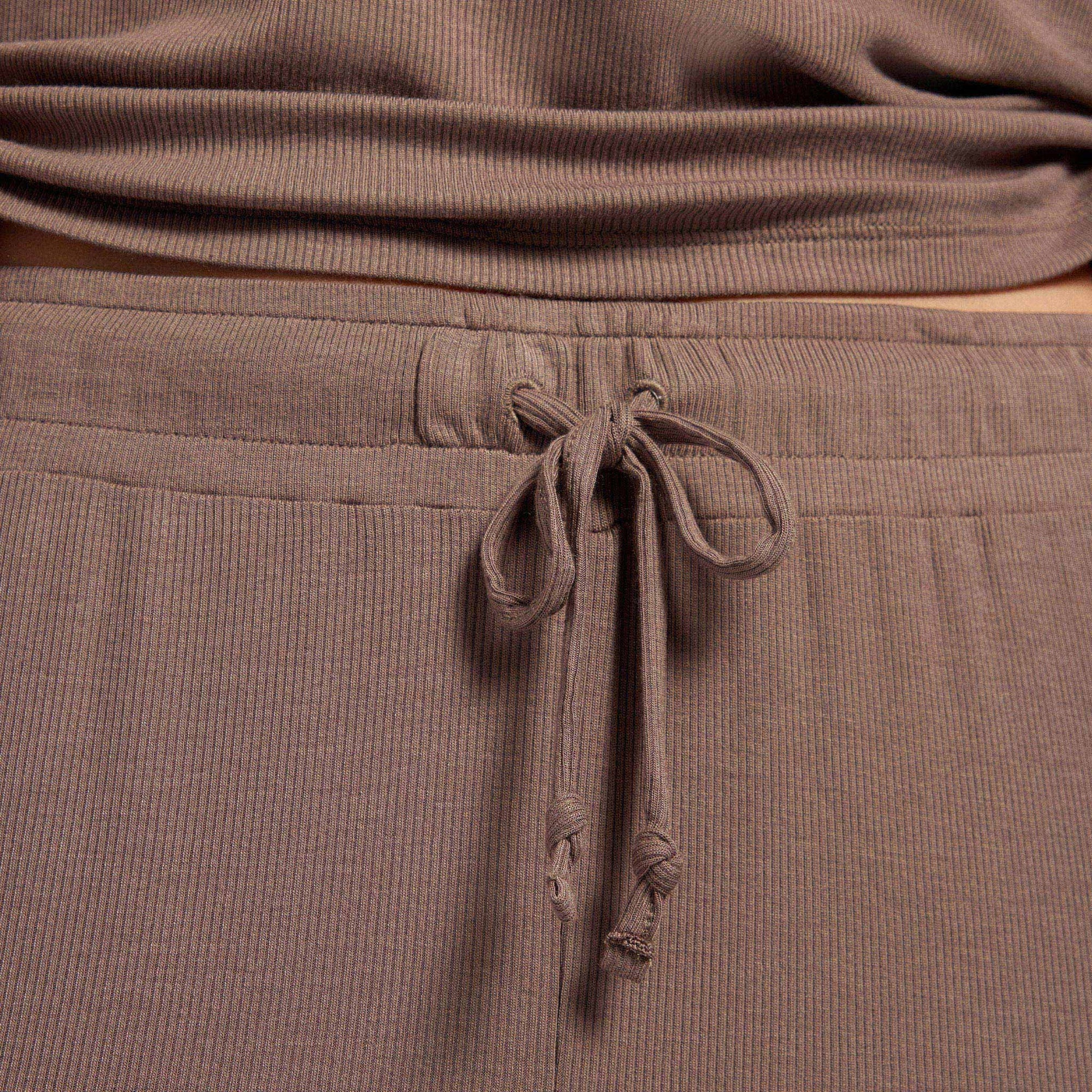 Ribbed Pajama Set