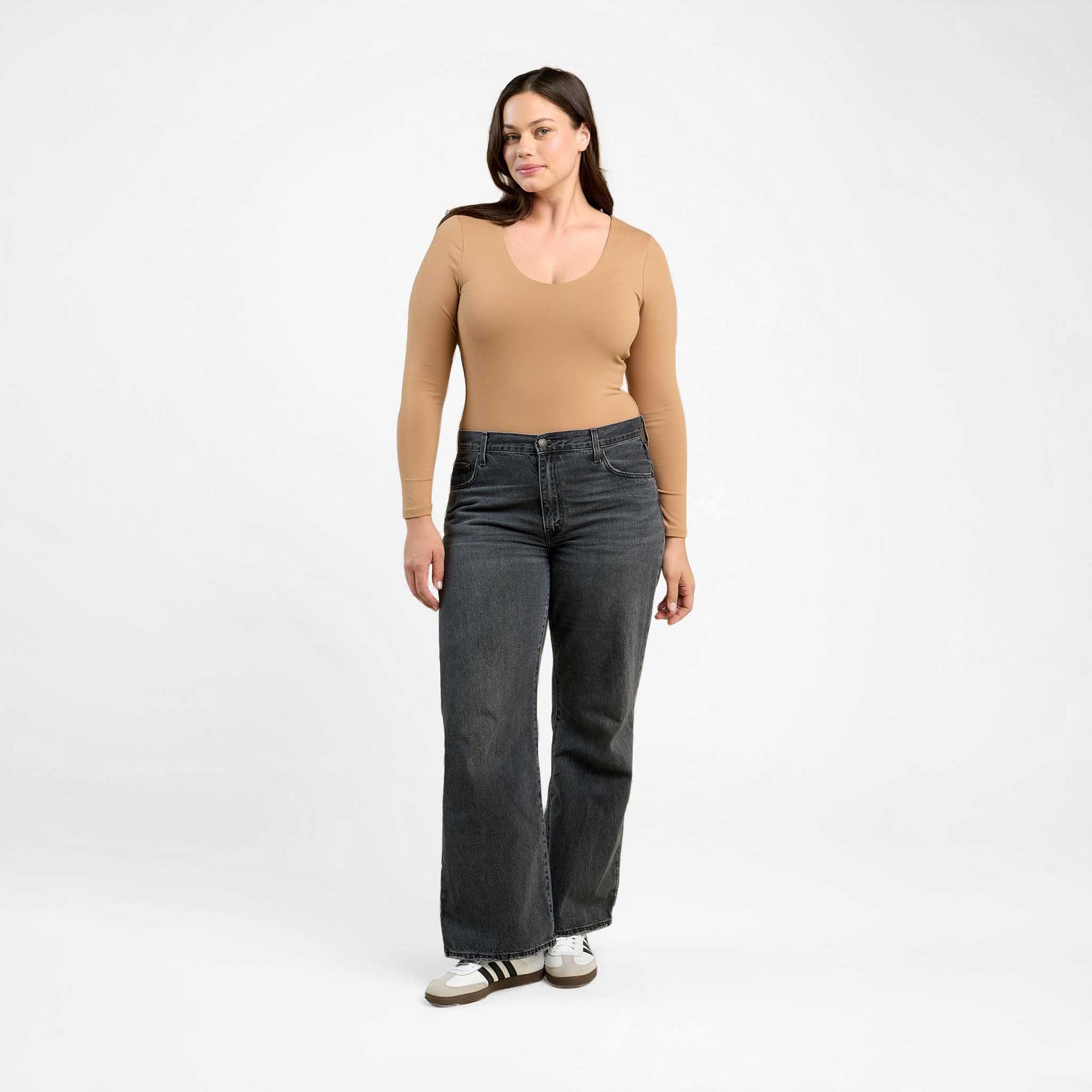 Long Sleeve Scoop Neck Bodysuit