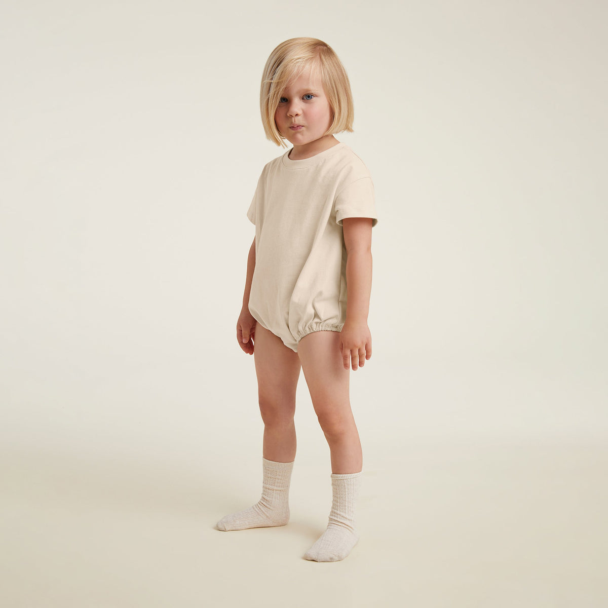 Color:Bone | tones T-Shirt Bodysuit – toddler bodysuits