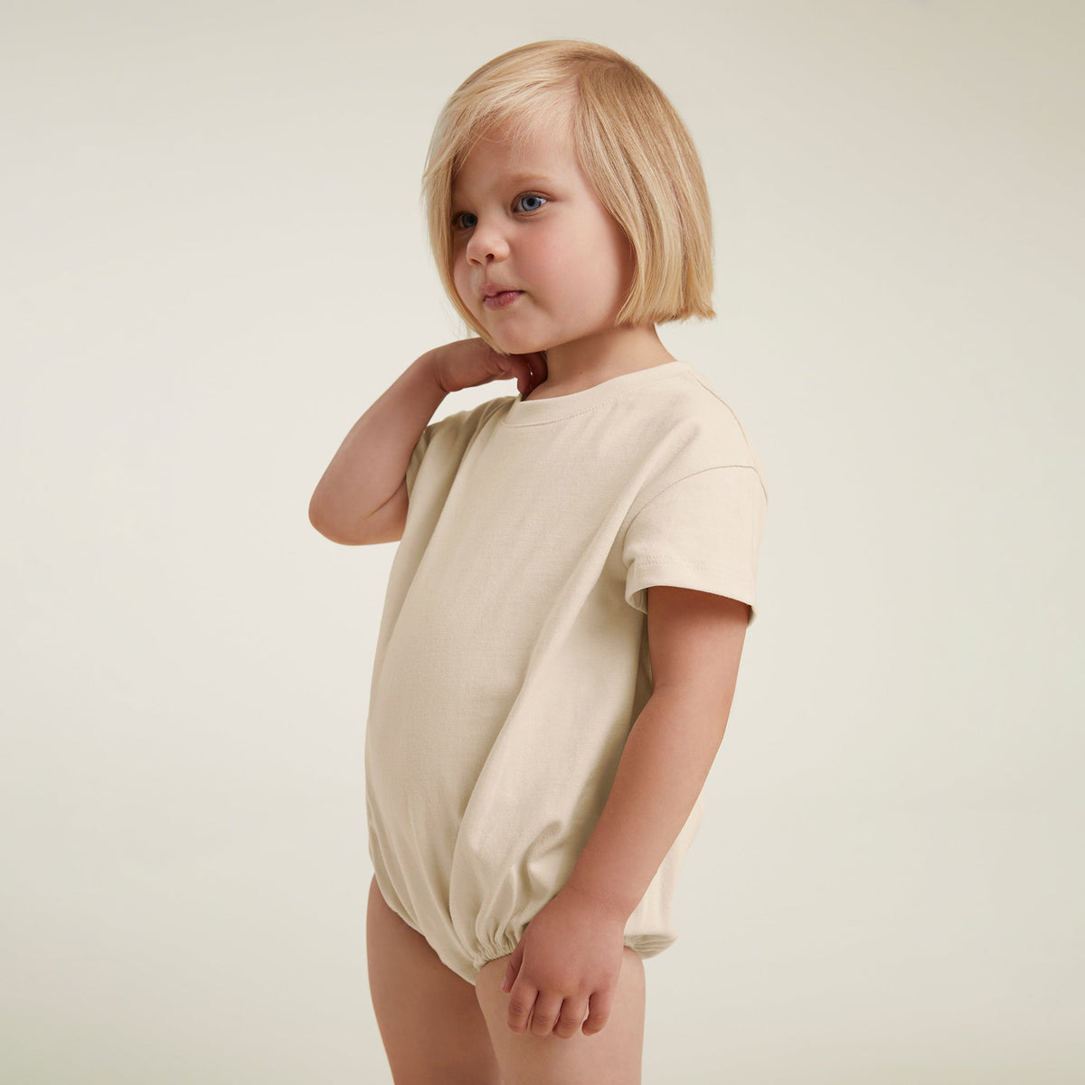 Color:Bone | tones T-Shirt Bodysuit – toddler bodysuits