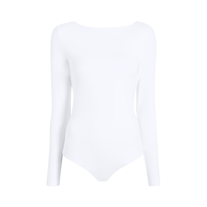 Open Back Bodysuit | White