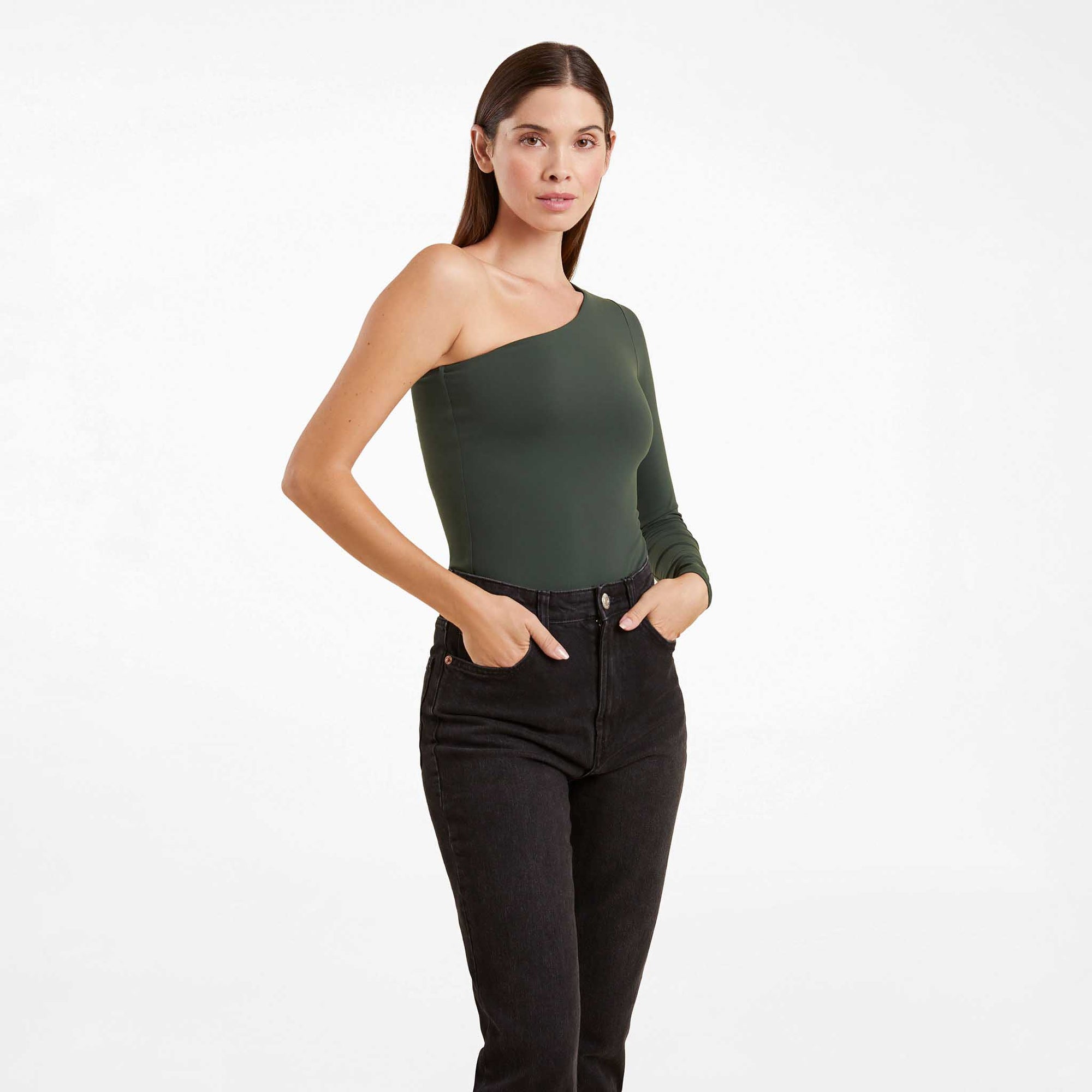 One Shoulder Bodysuit