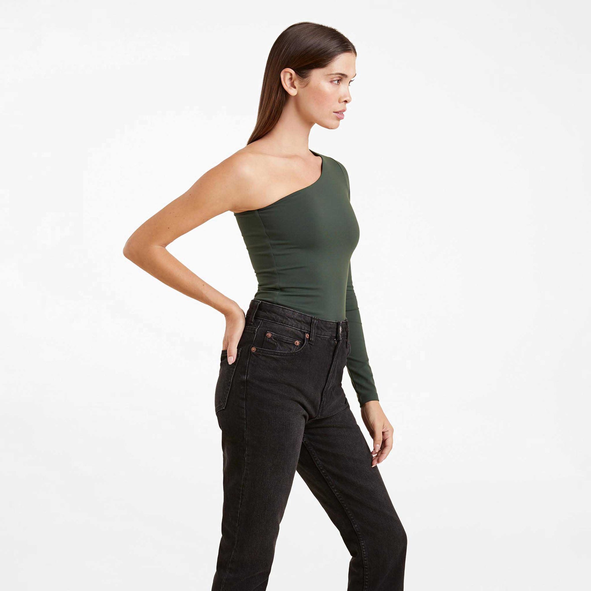 One Shoulder Bodysuit