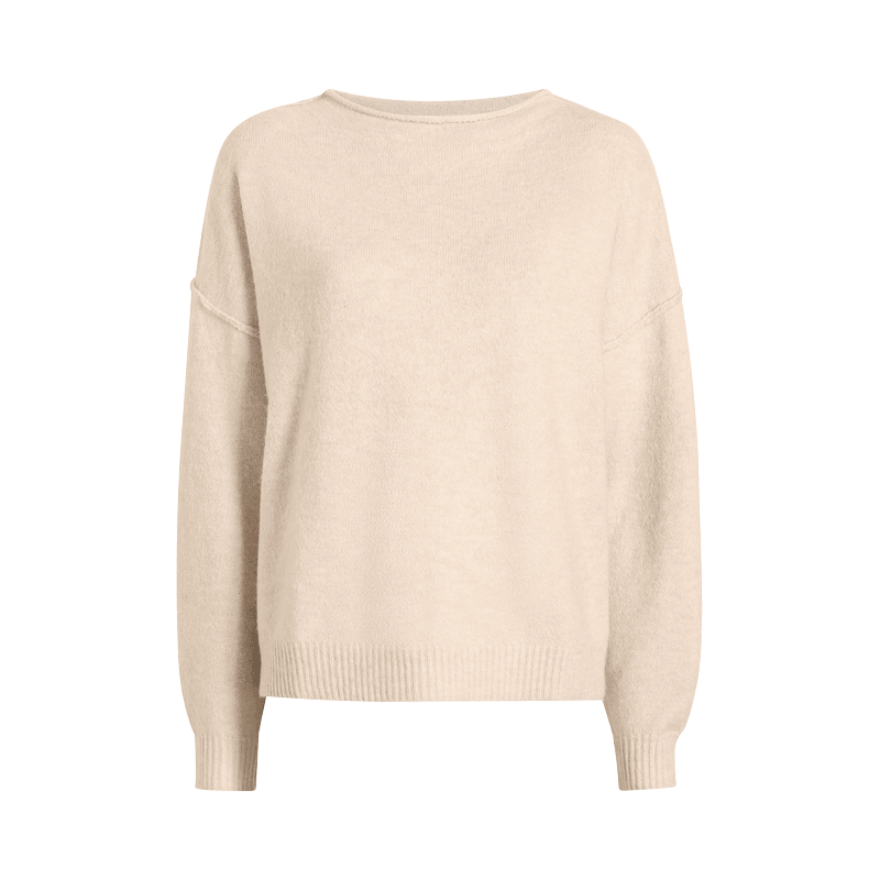 Mock Neck Sweater | Bone