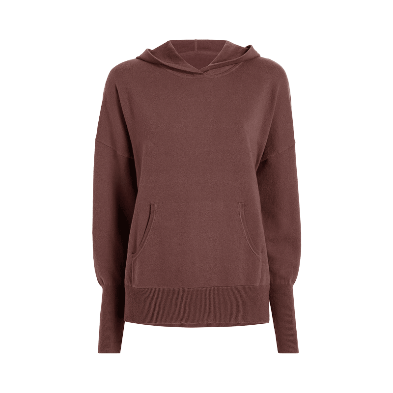 Luxe Knit Hoodie | Coffee