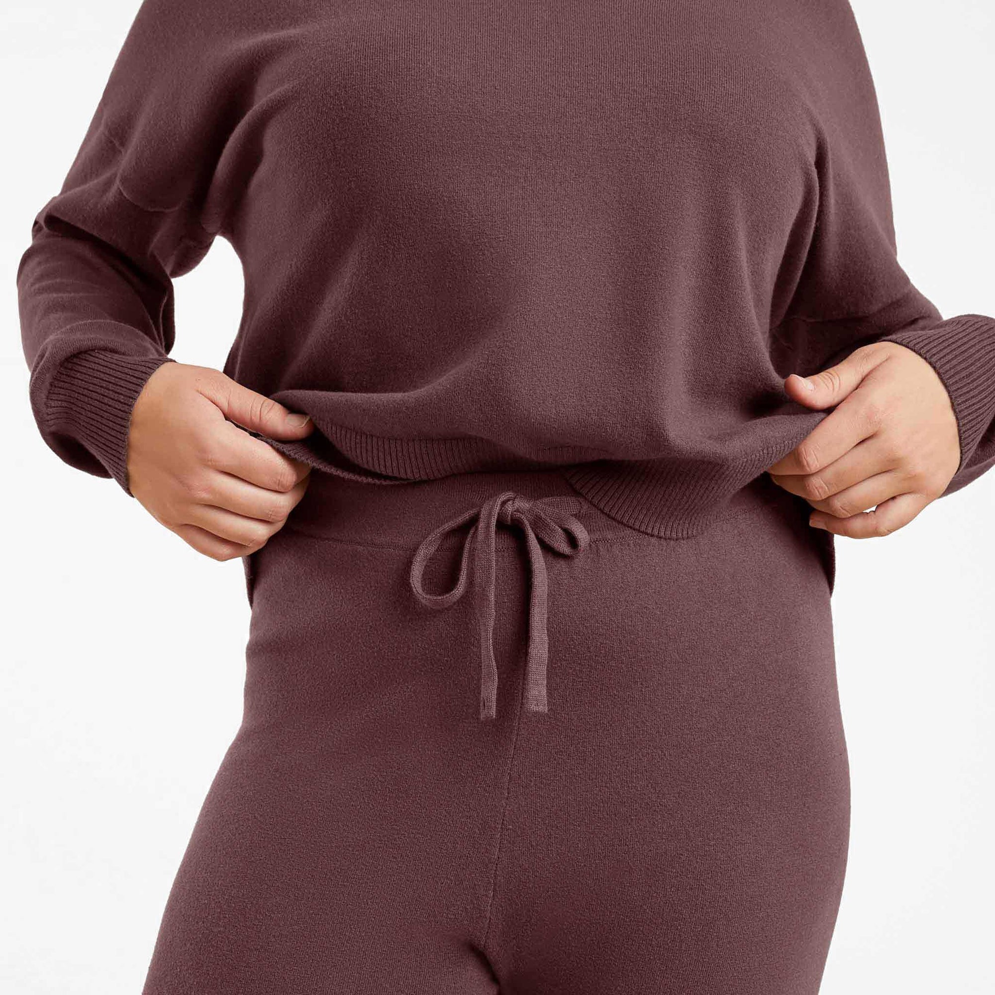 Luxe Knit Wide Leg Pant
