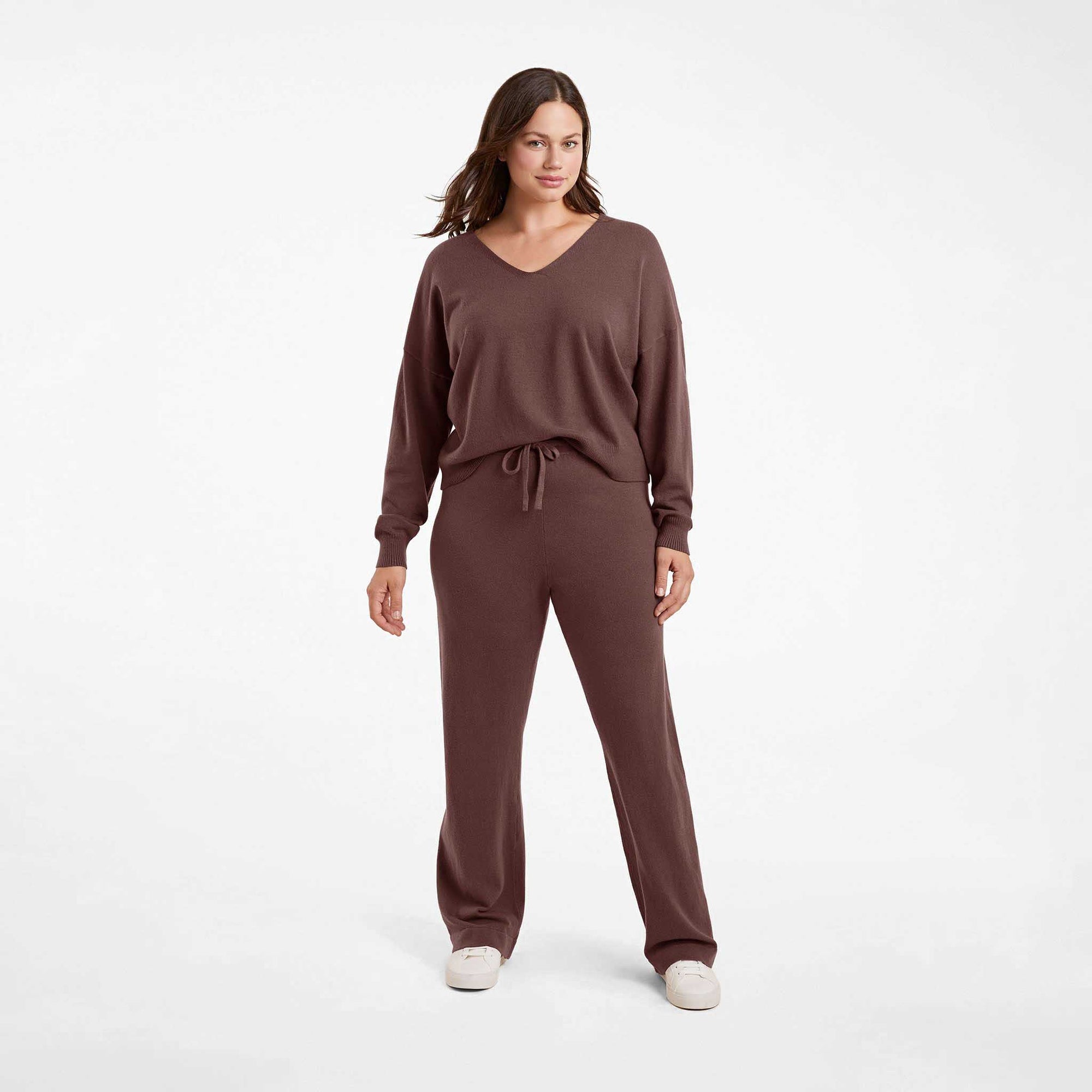 Luxe Knit Wide Leg Pant