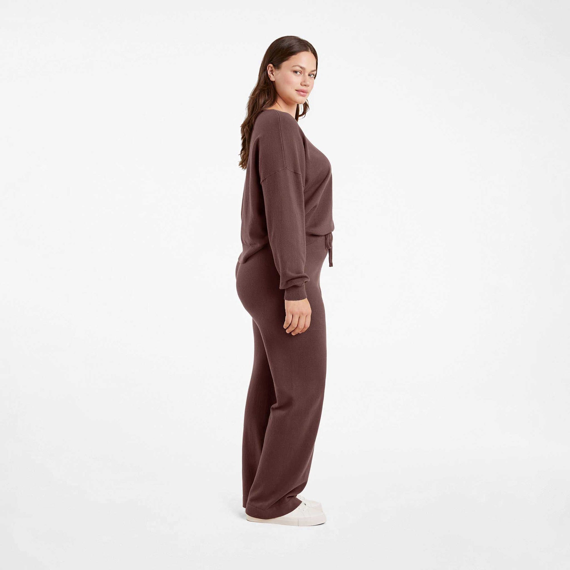 Luxe Knit Wide Leg Pant