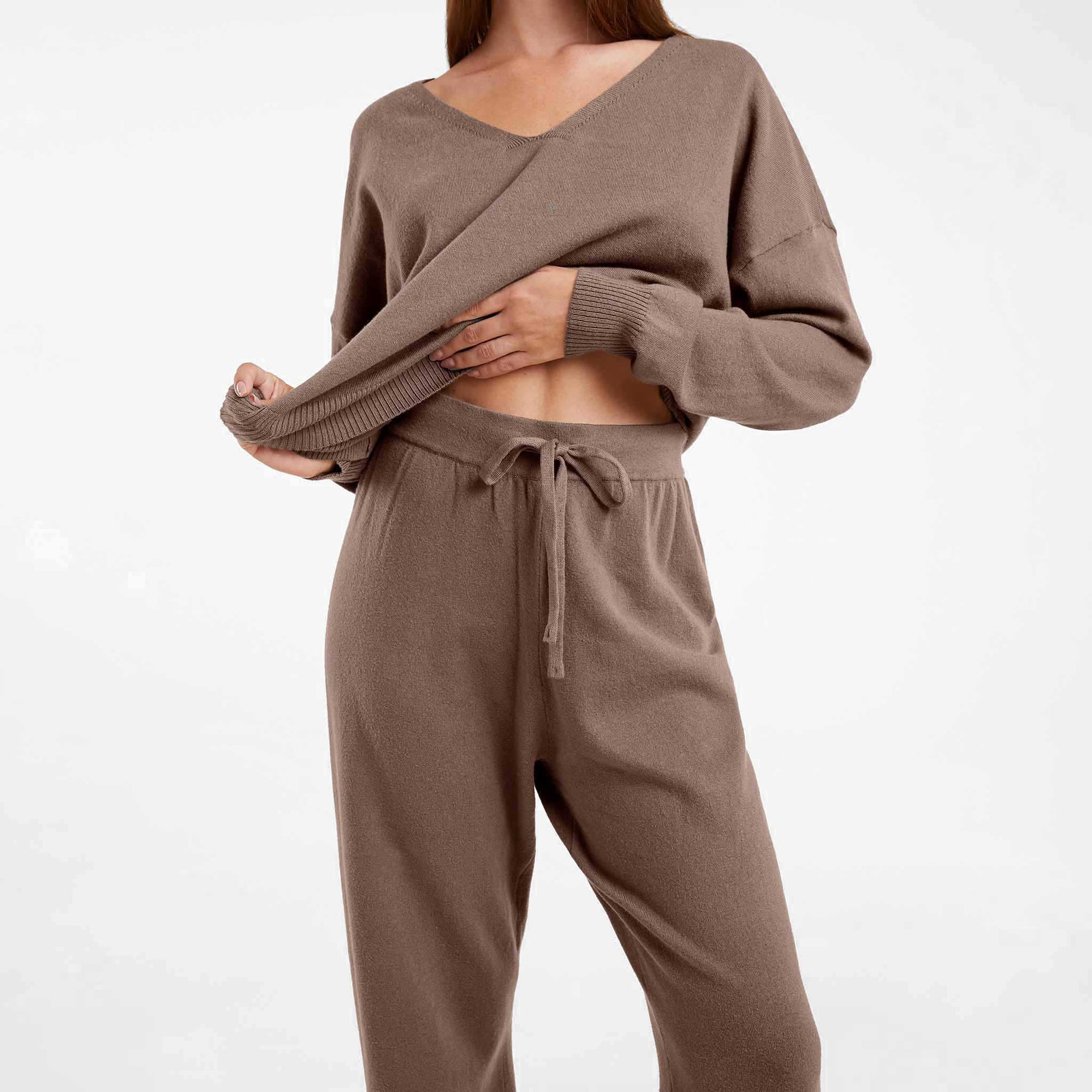 Luxe Knit Wide Leg Pant