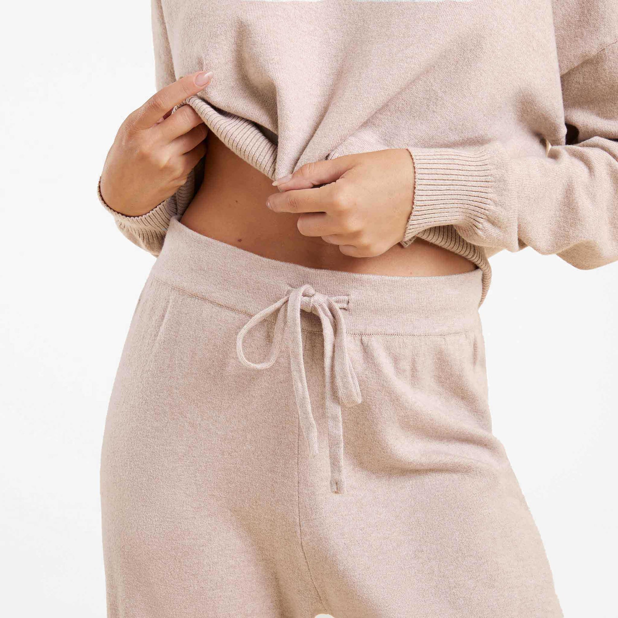 Luxe Knit Wide Leg Pant