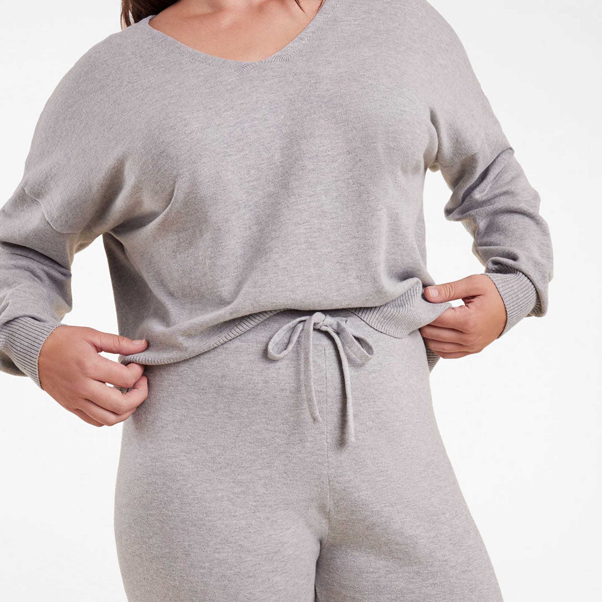 Luxe Knit Wide Leg Pant