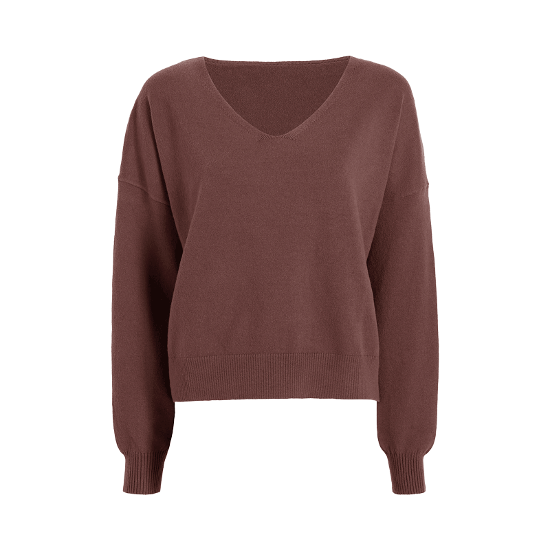 Luxe Knit V-Neck Sweater