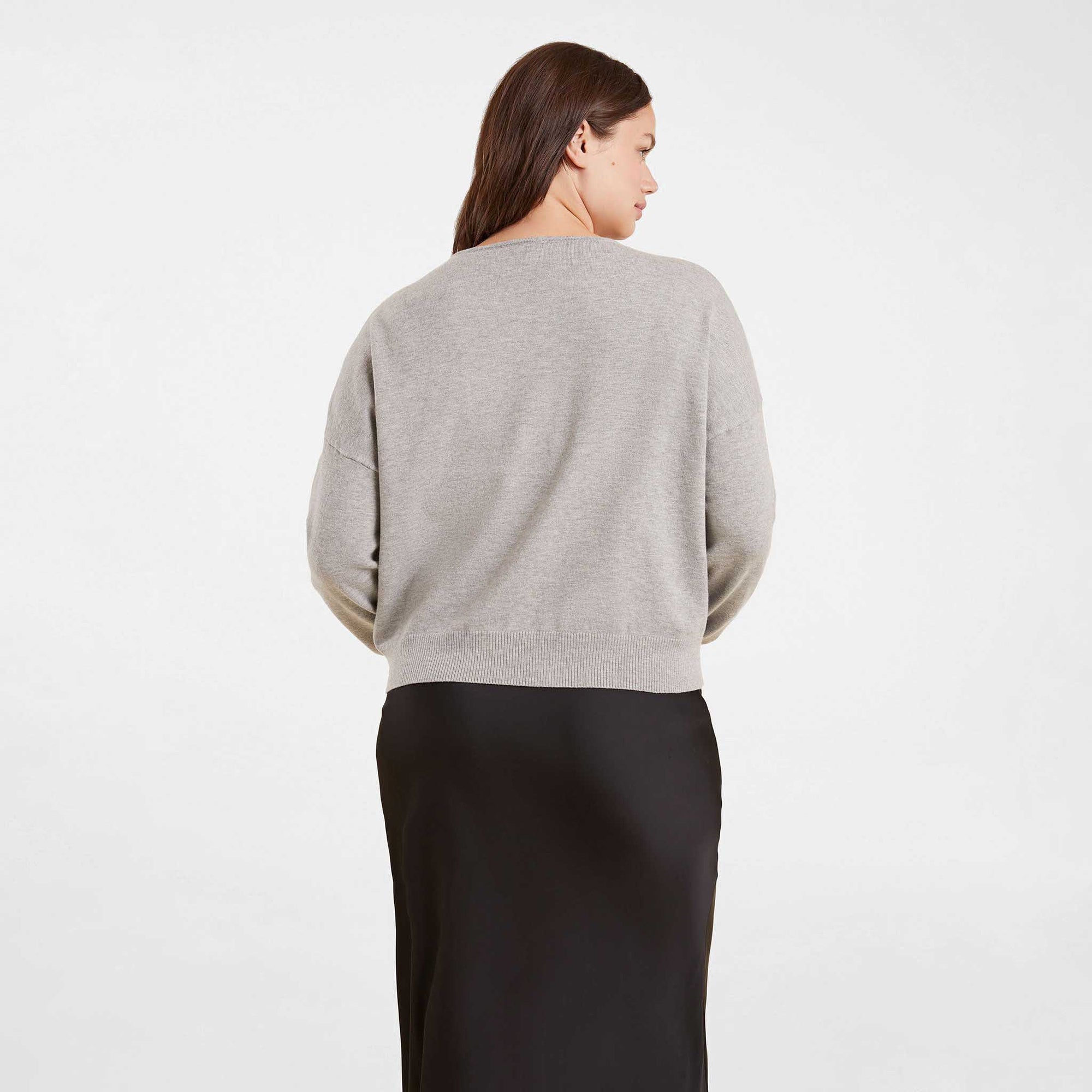 Luxe Knit V-Neck Sweater