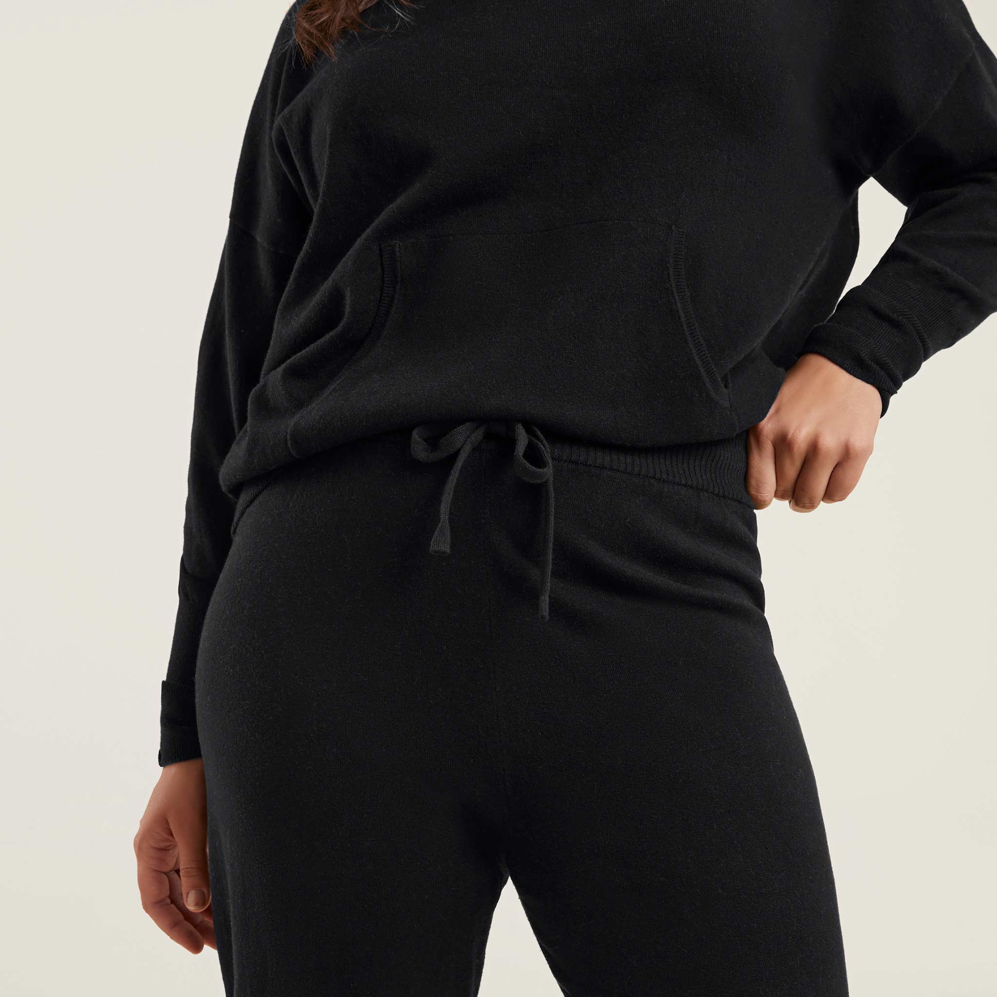 Luxe Knit Jogger | Black