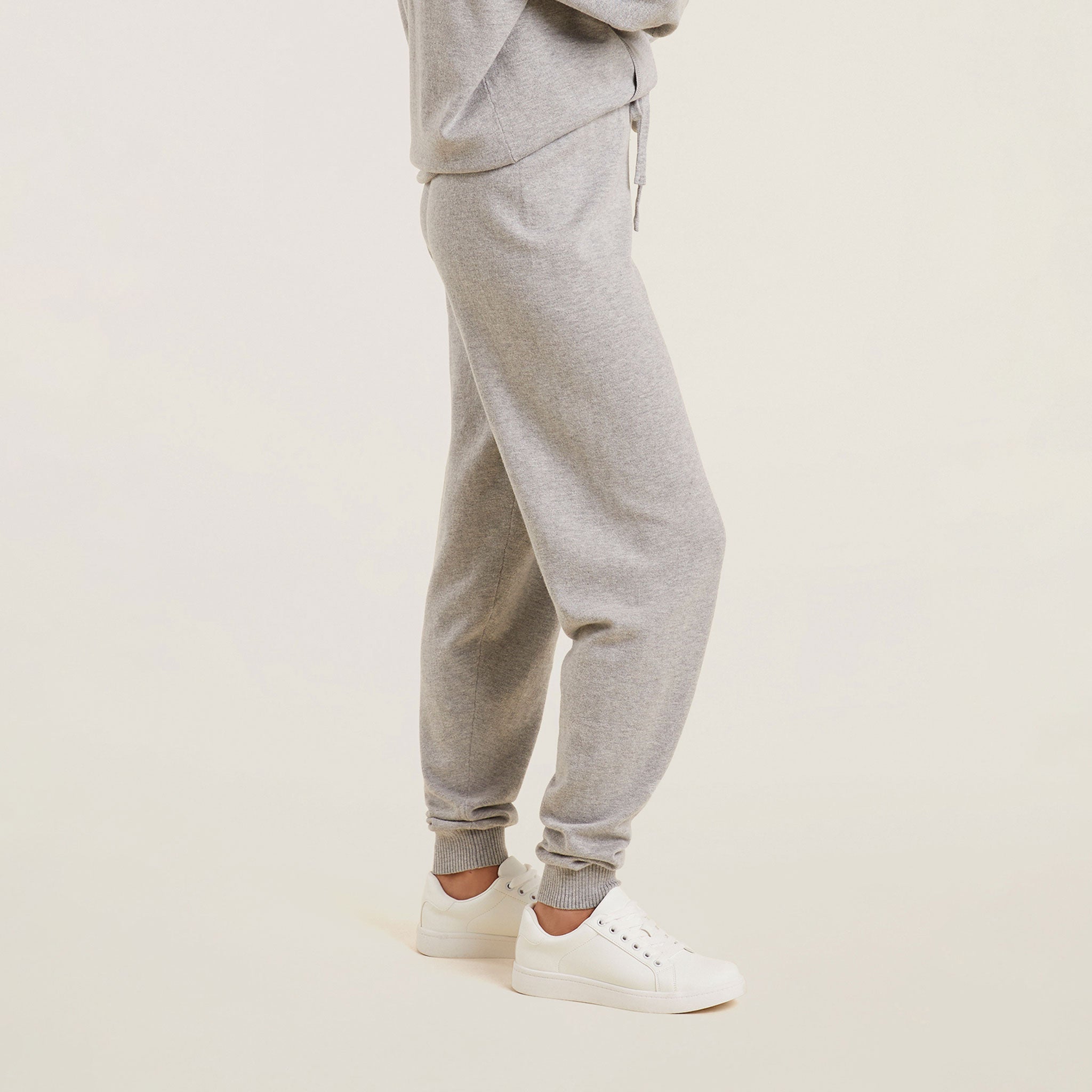 Luxe Knit Jogger | Heather Grey
