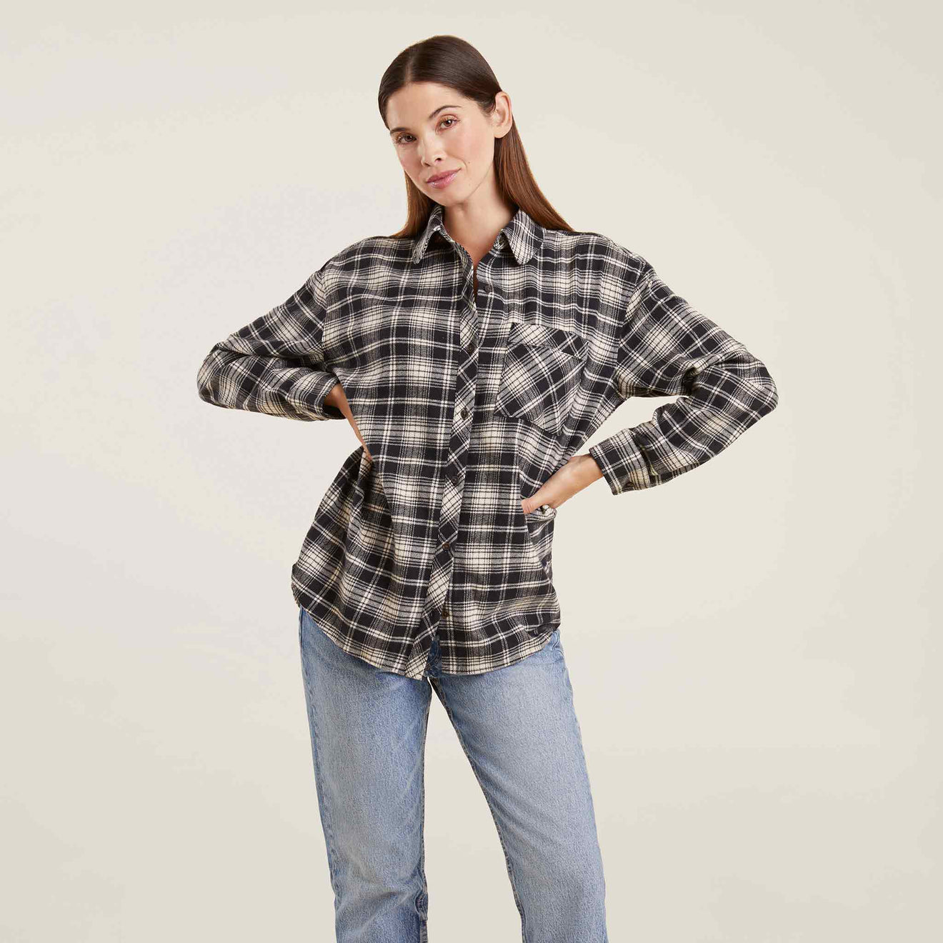 Chocolate & Blue Stripe Floki PJ Set