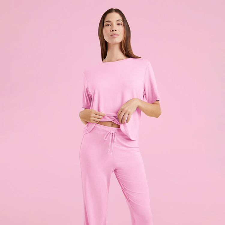 Women's Pajama Set | Bubblegum Pink