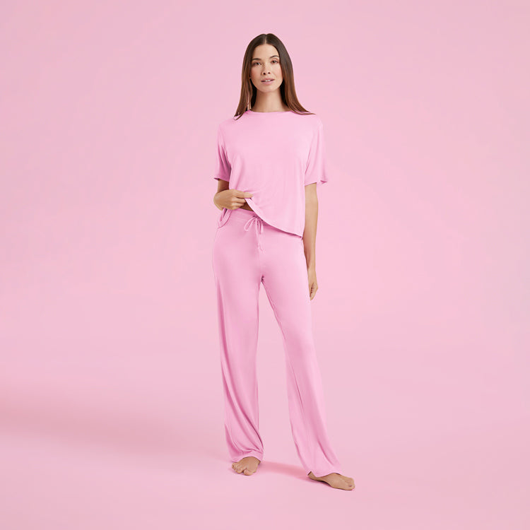 Women's Pajama Set | Bubblegum Pink