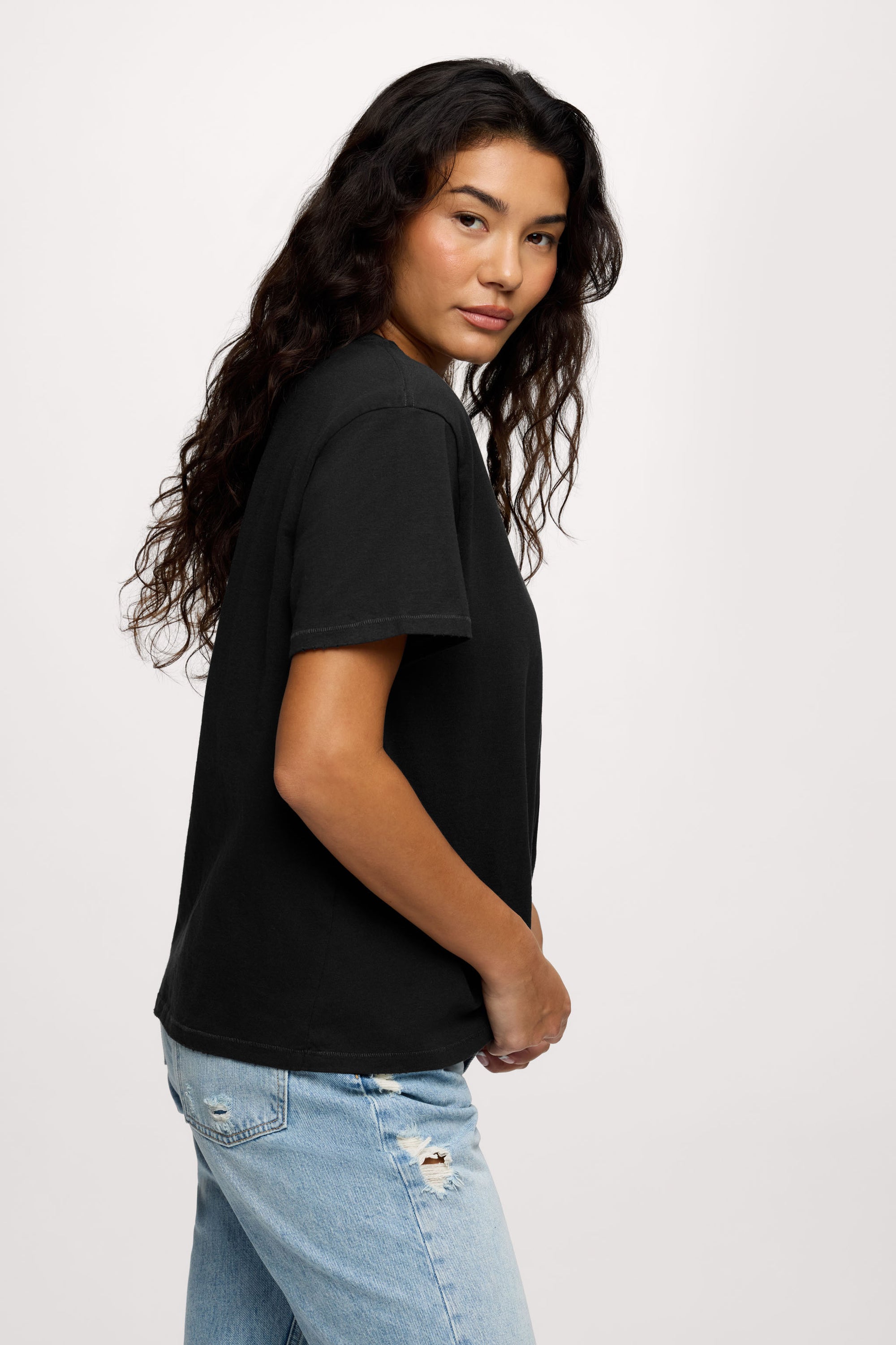 nuuds everyday t-shirt – womens cotton t-shirt relaxed fit t-shirts for women