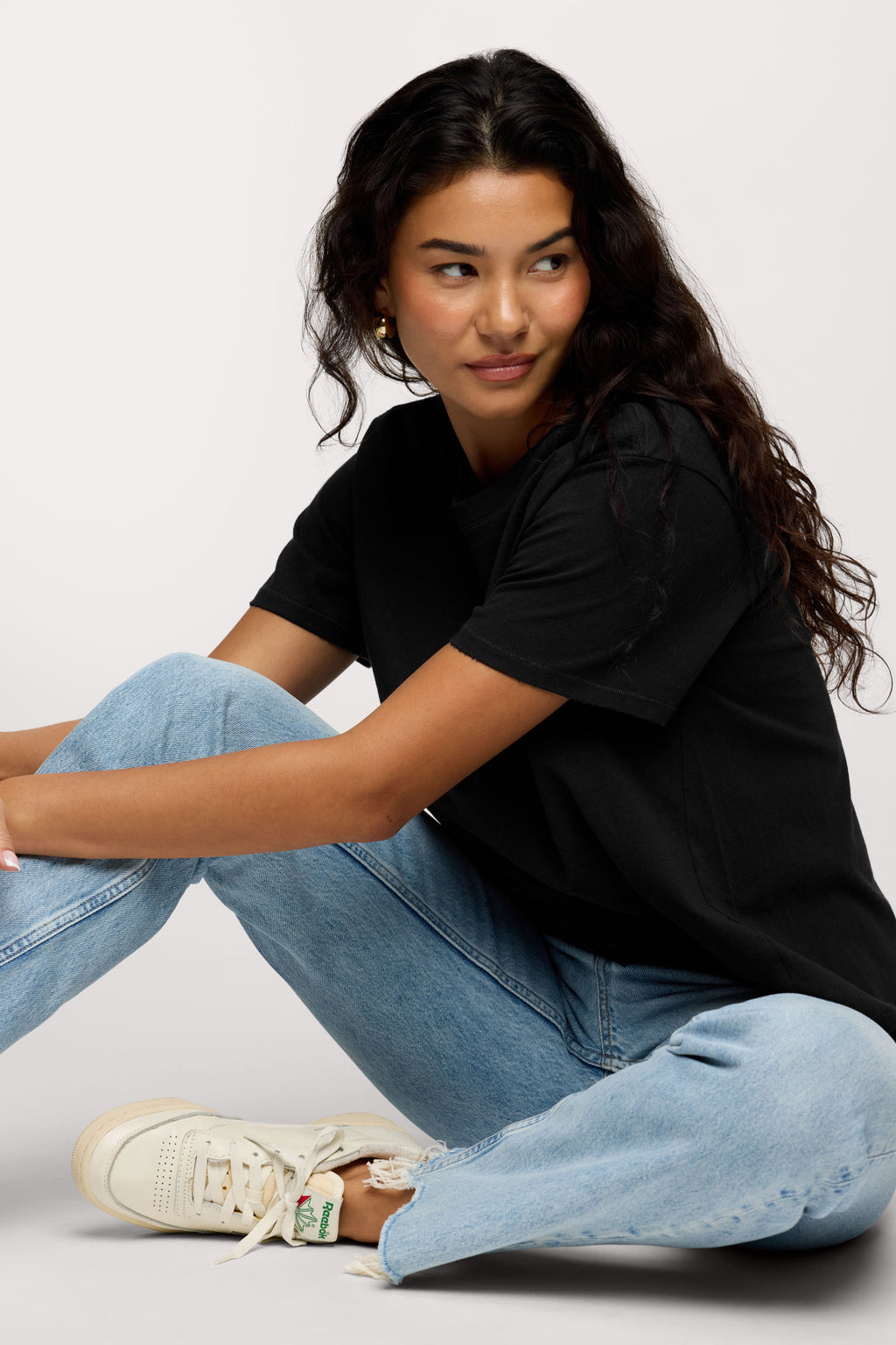 nuuds everyday t-shirt – womens cotton t-shirt relaxed fit t-shirts for women