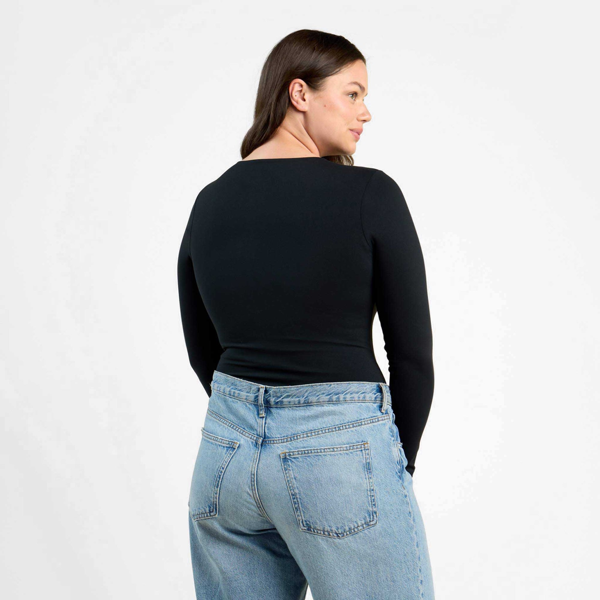 Long Sleeve Crewneck Bodysuit