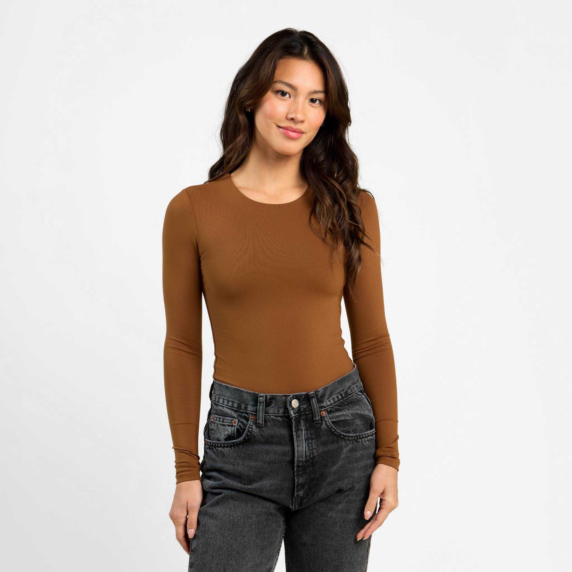 Long Sleeve Crewneck Bodysuit