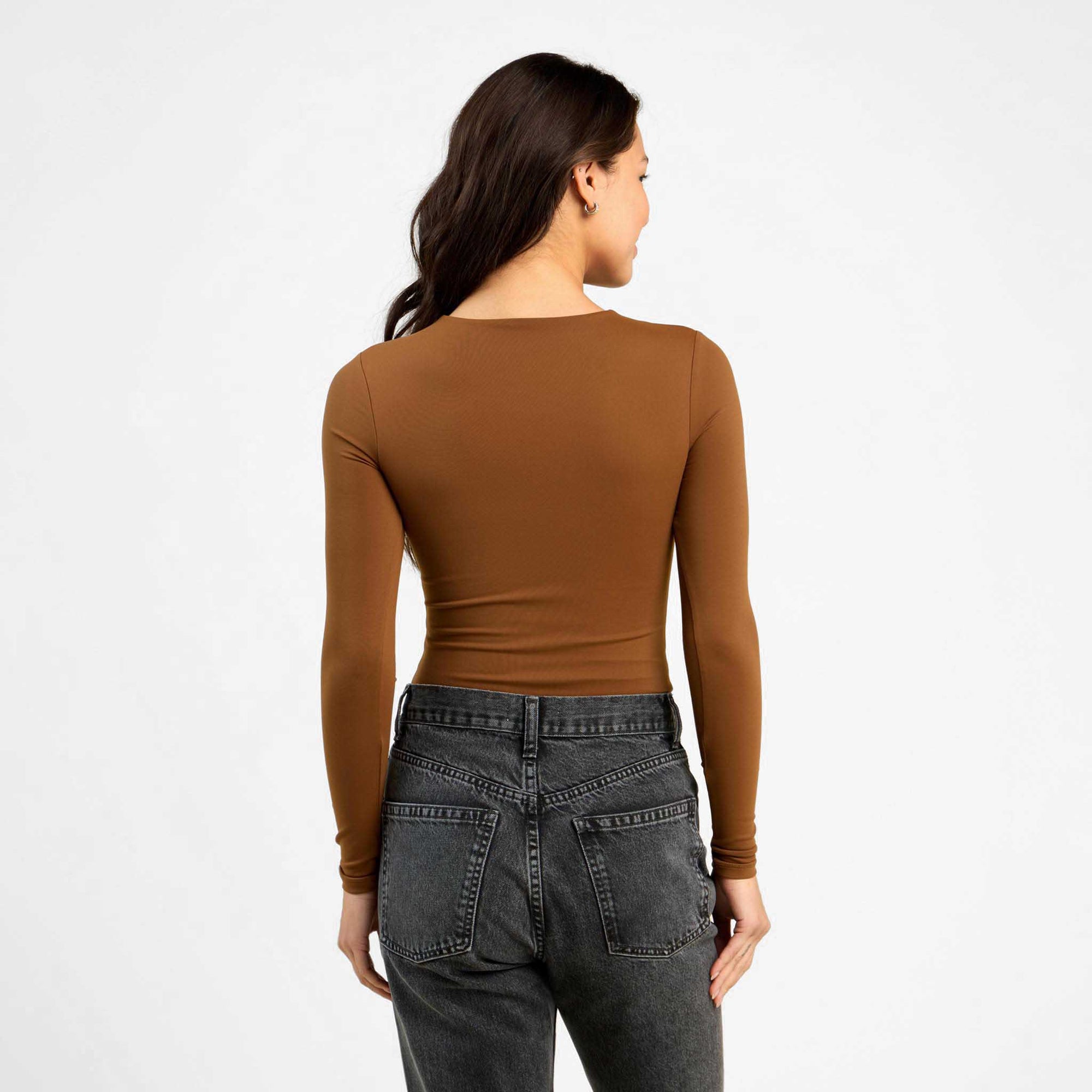 Long Sleeve Crewneck Bodysuit
