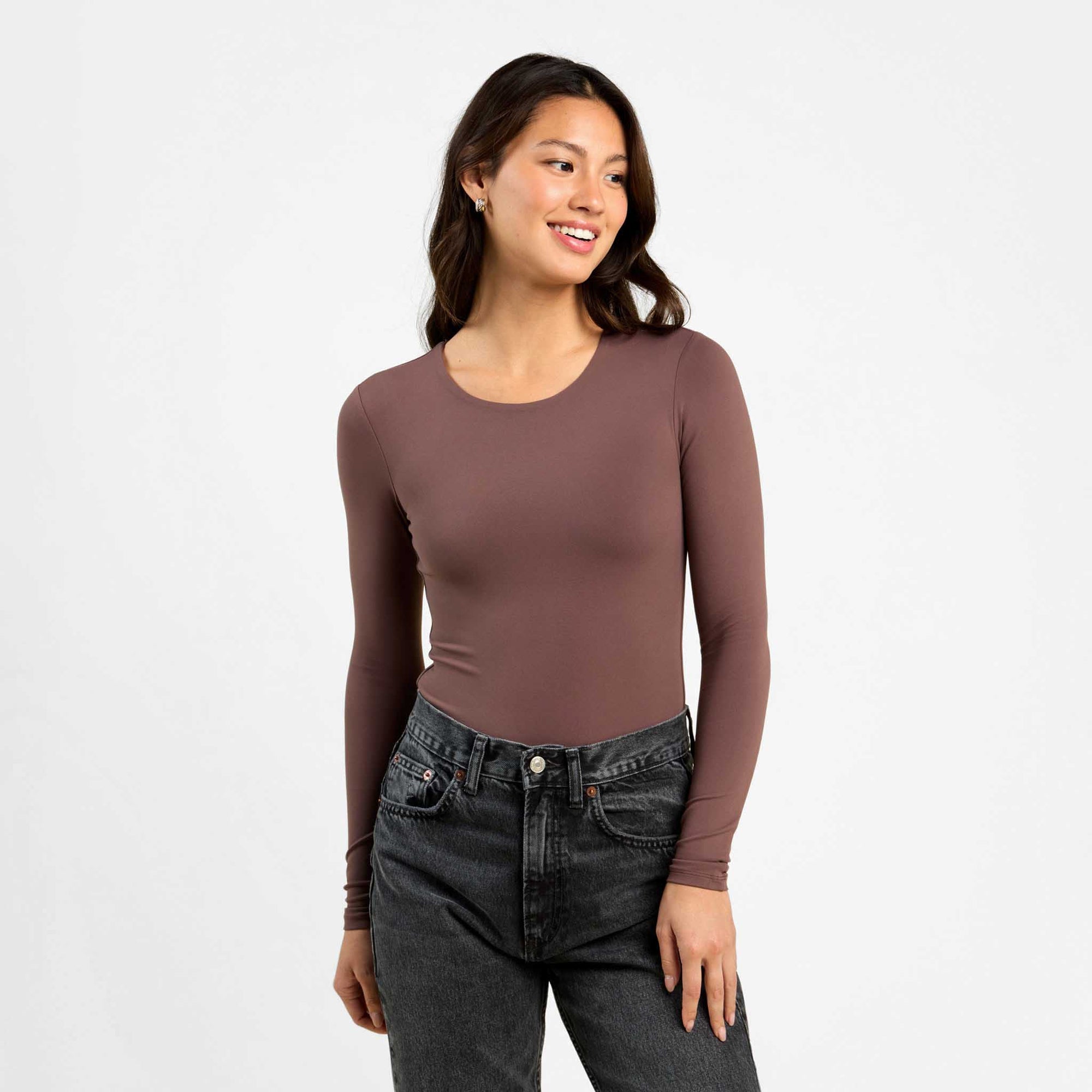Long Sleeve Crewneck Bodysuit