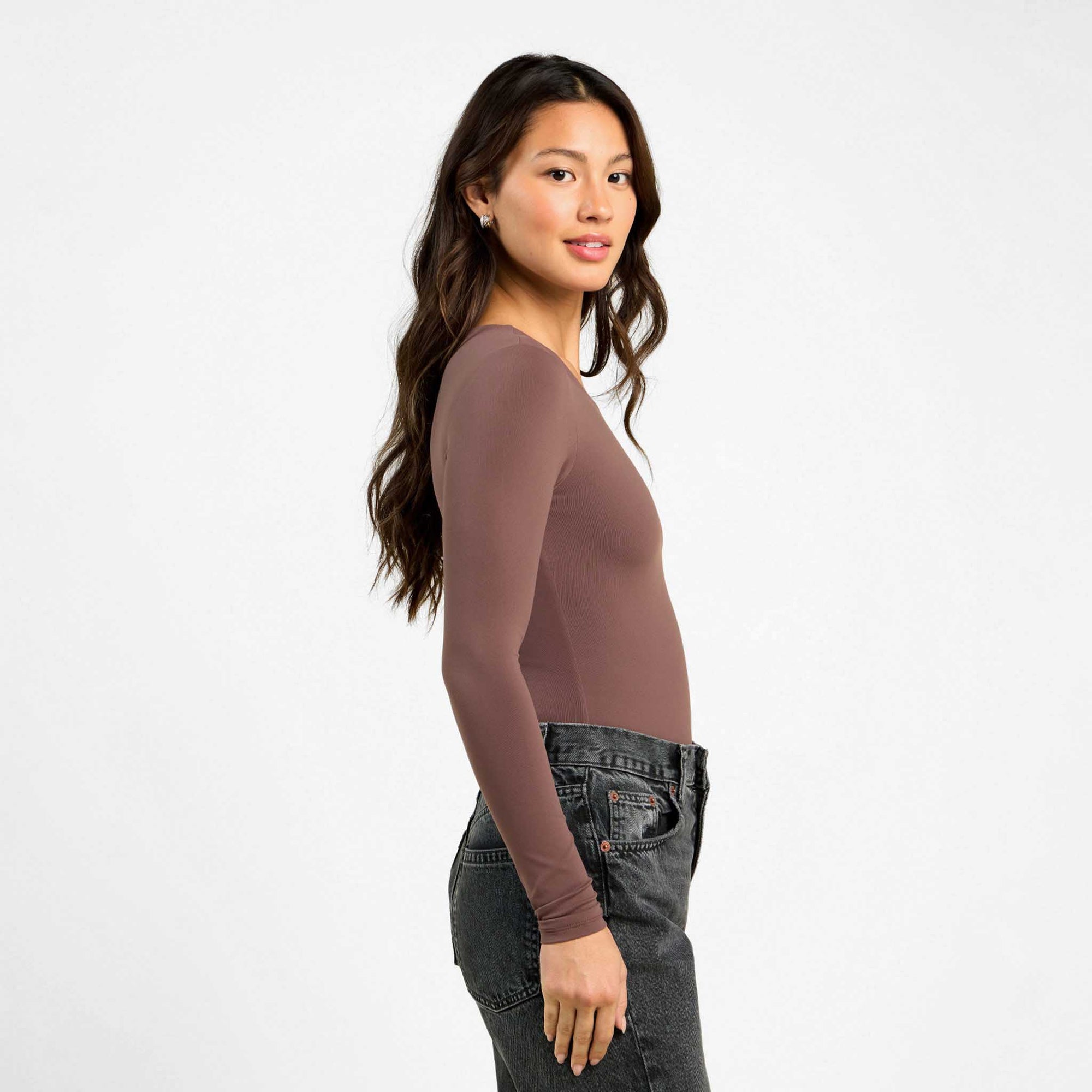 Long Sleeve Crewneck Bodysuit