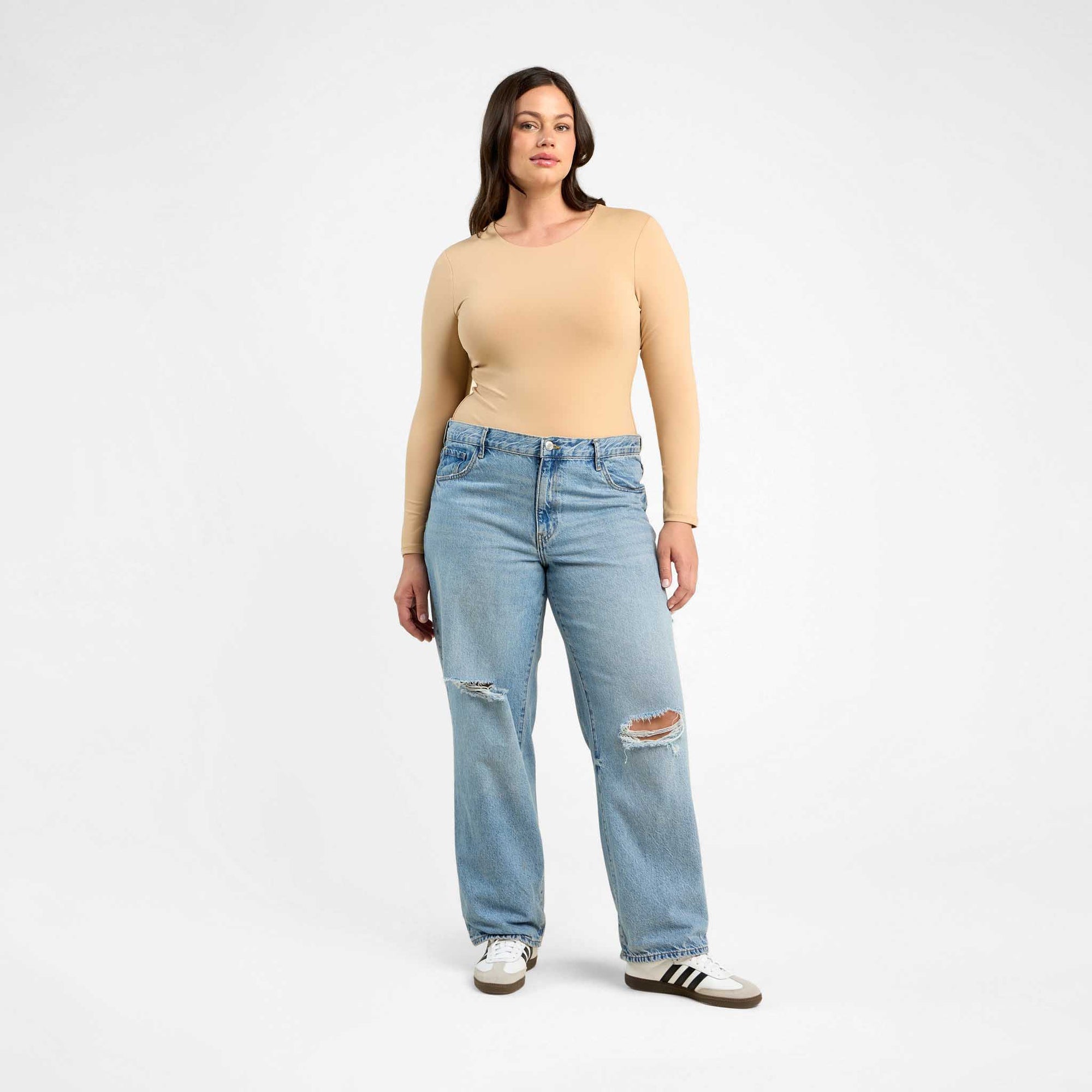 Long Sleeve Crewneck Bodysuit