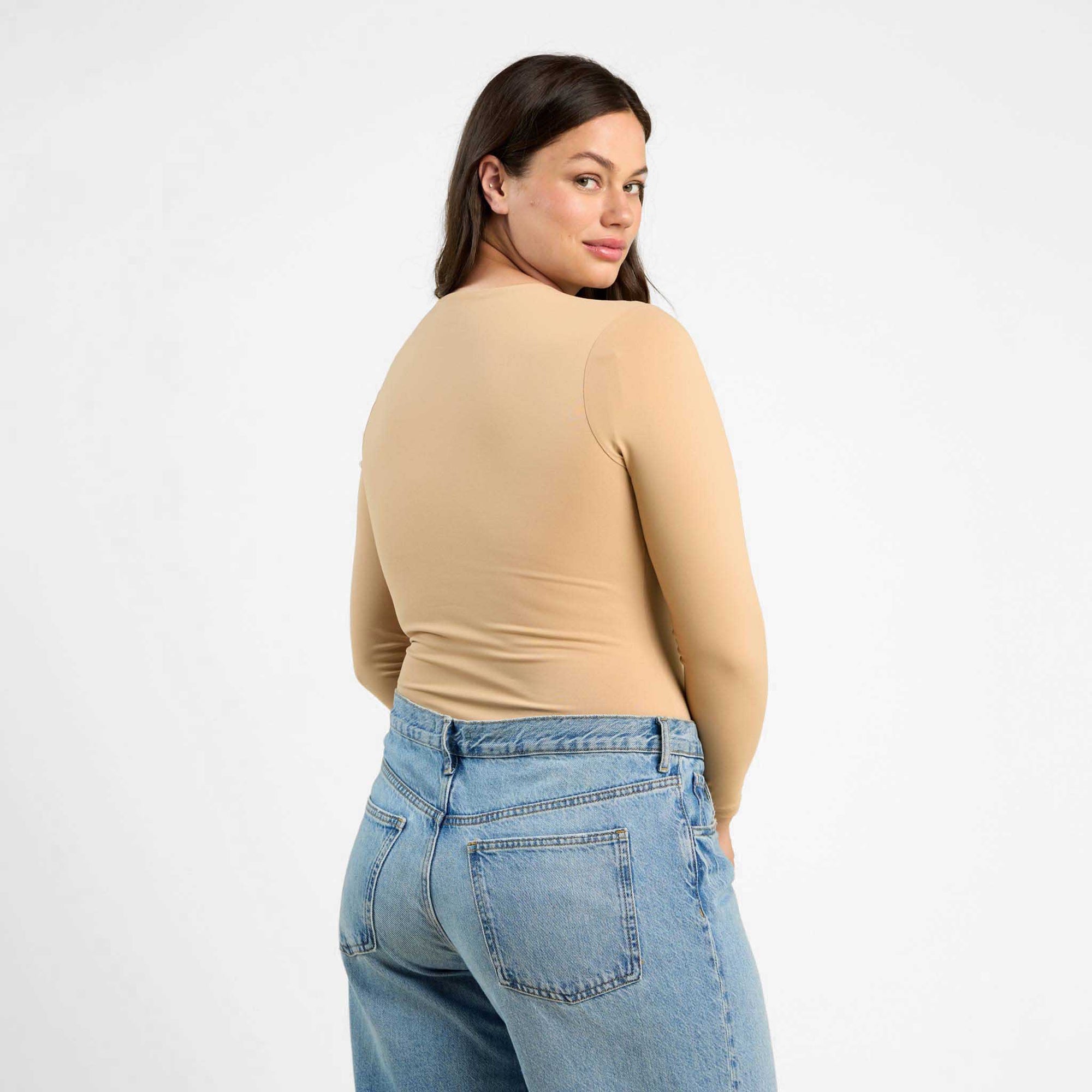Long Sleeve Crewneck Bodysuit