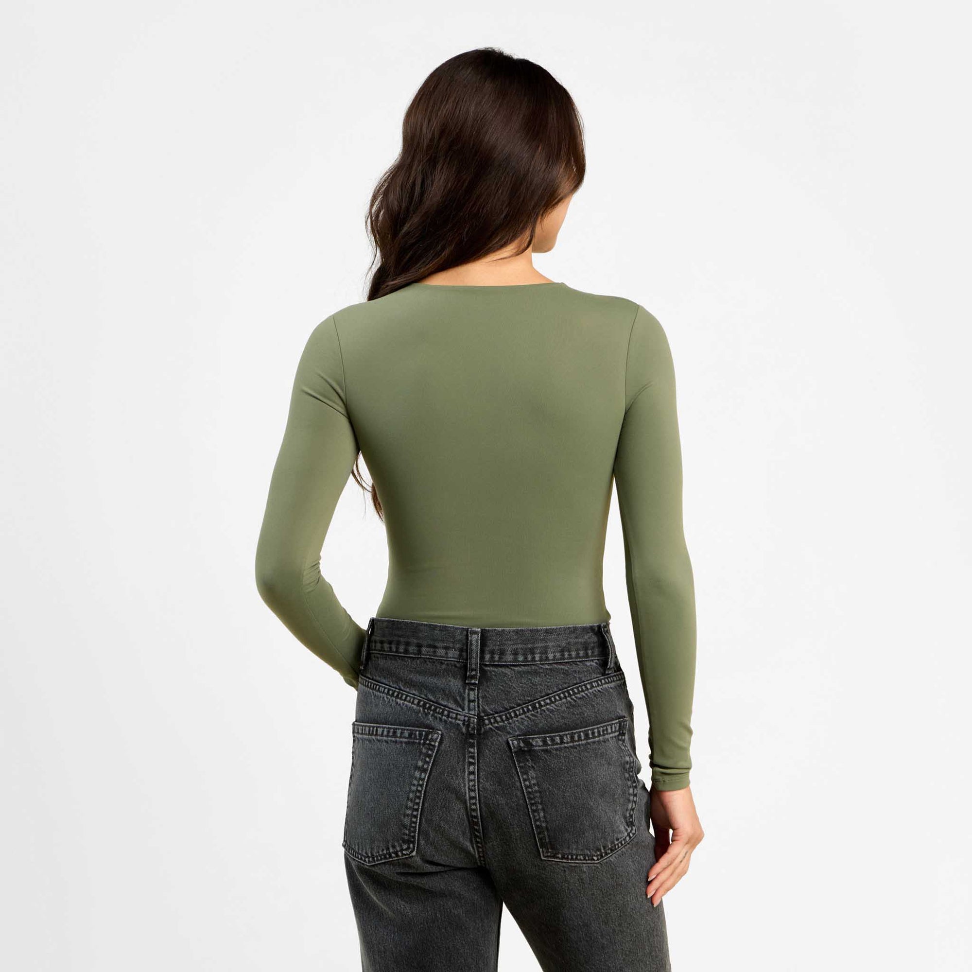 Long Sleeve Crewneck Bodysuit