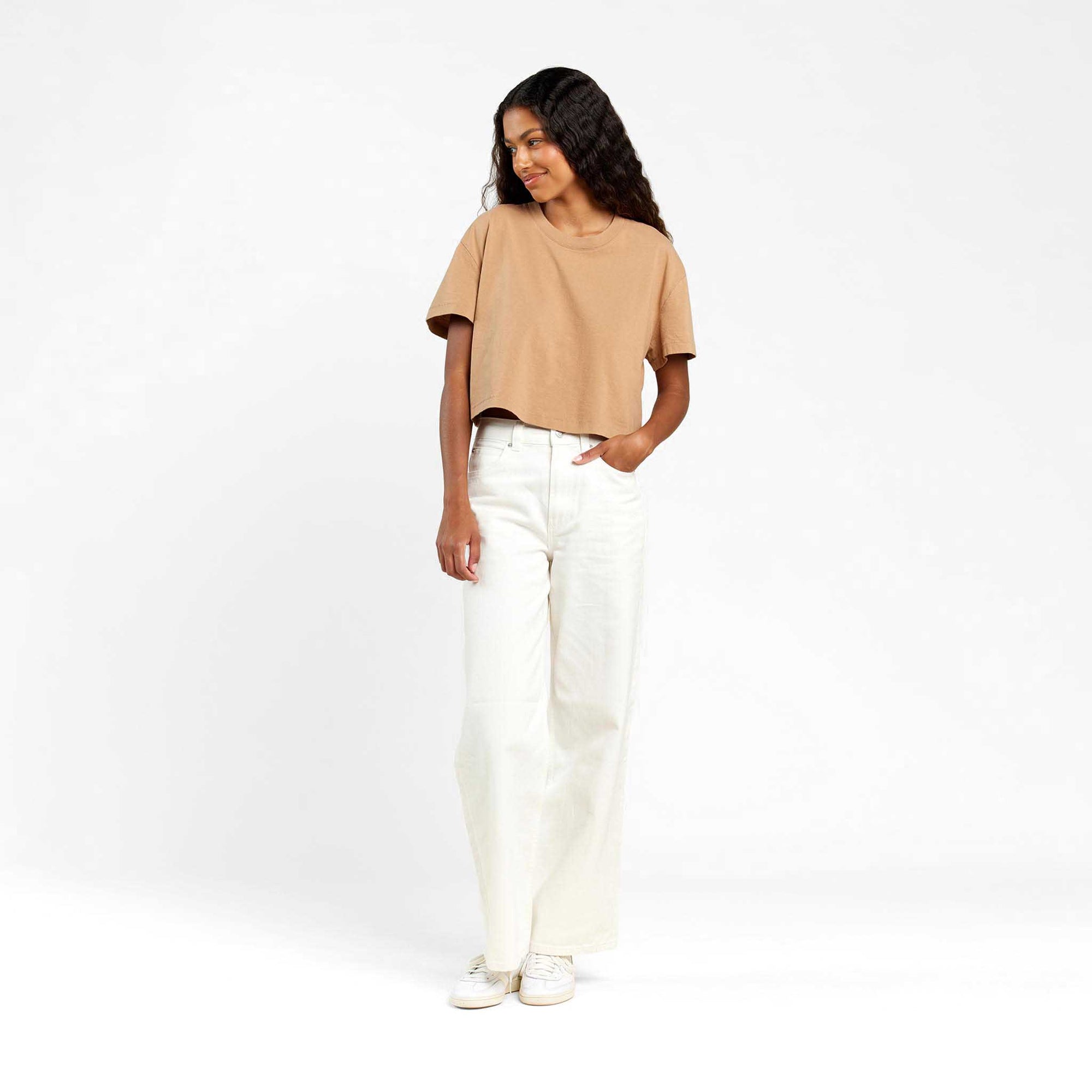 Vintage Cotton Cropped Tee