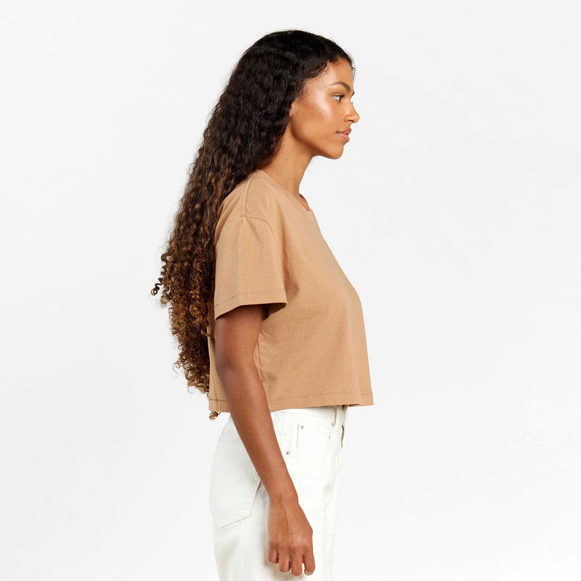 Vintage Cotton Cropped Tee