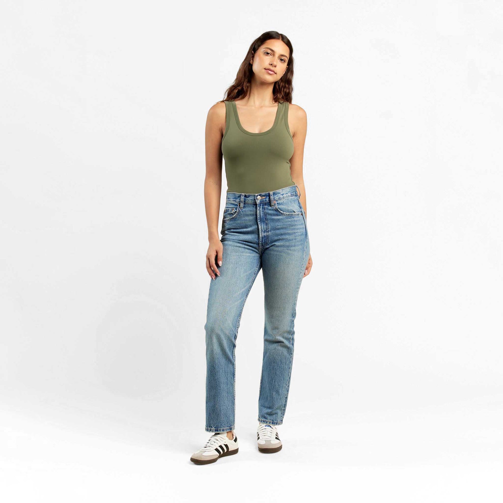 Seamless Scoop Tank Bodysuit