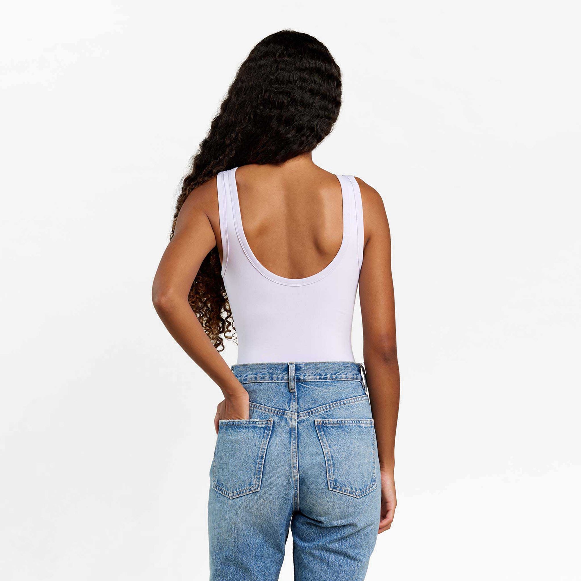 Seamless Scoop Tank Bodysuit